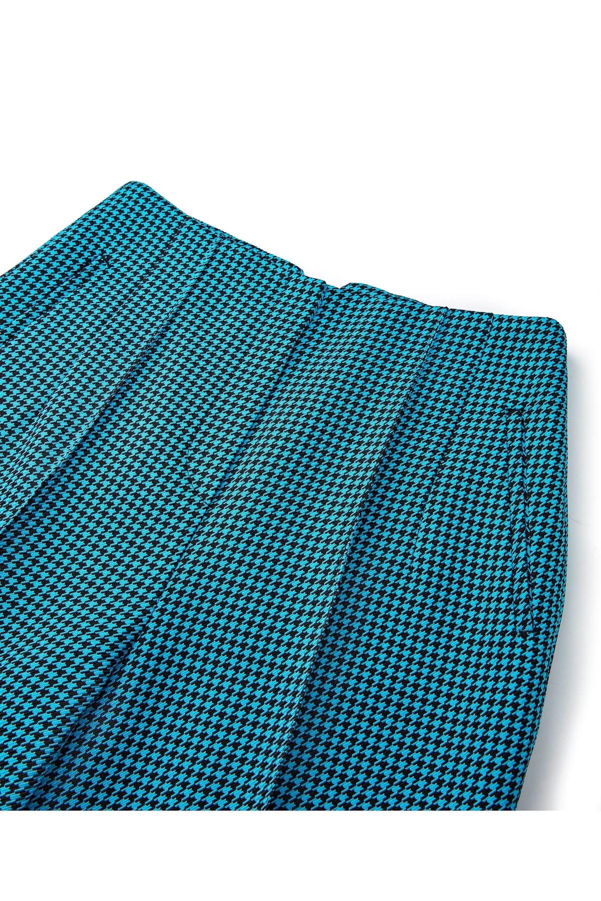 İpekyol-Houndstooth pattern pants 4