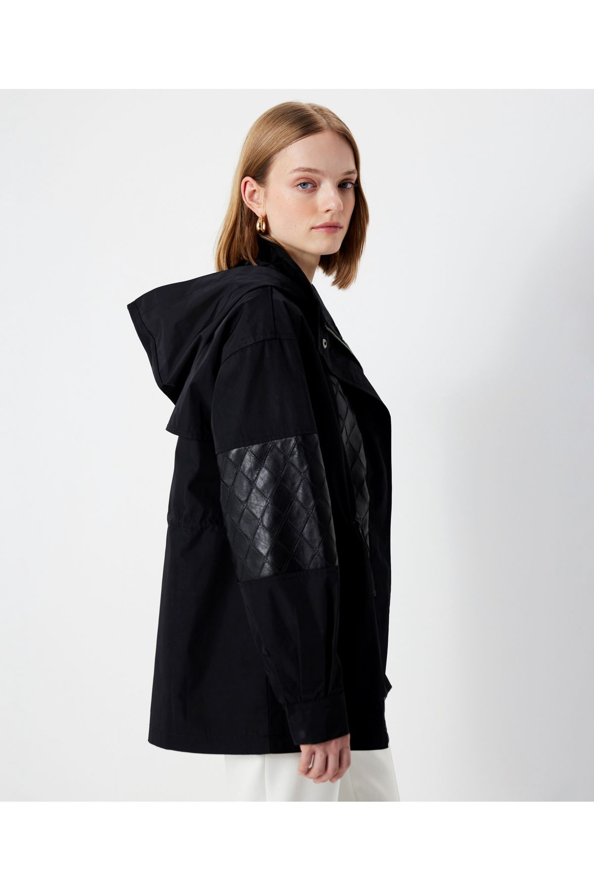 İpekyol-Winter Jacket - Black - Basic 4