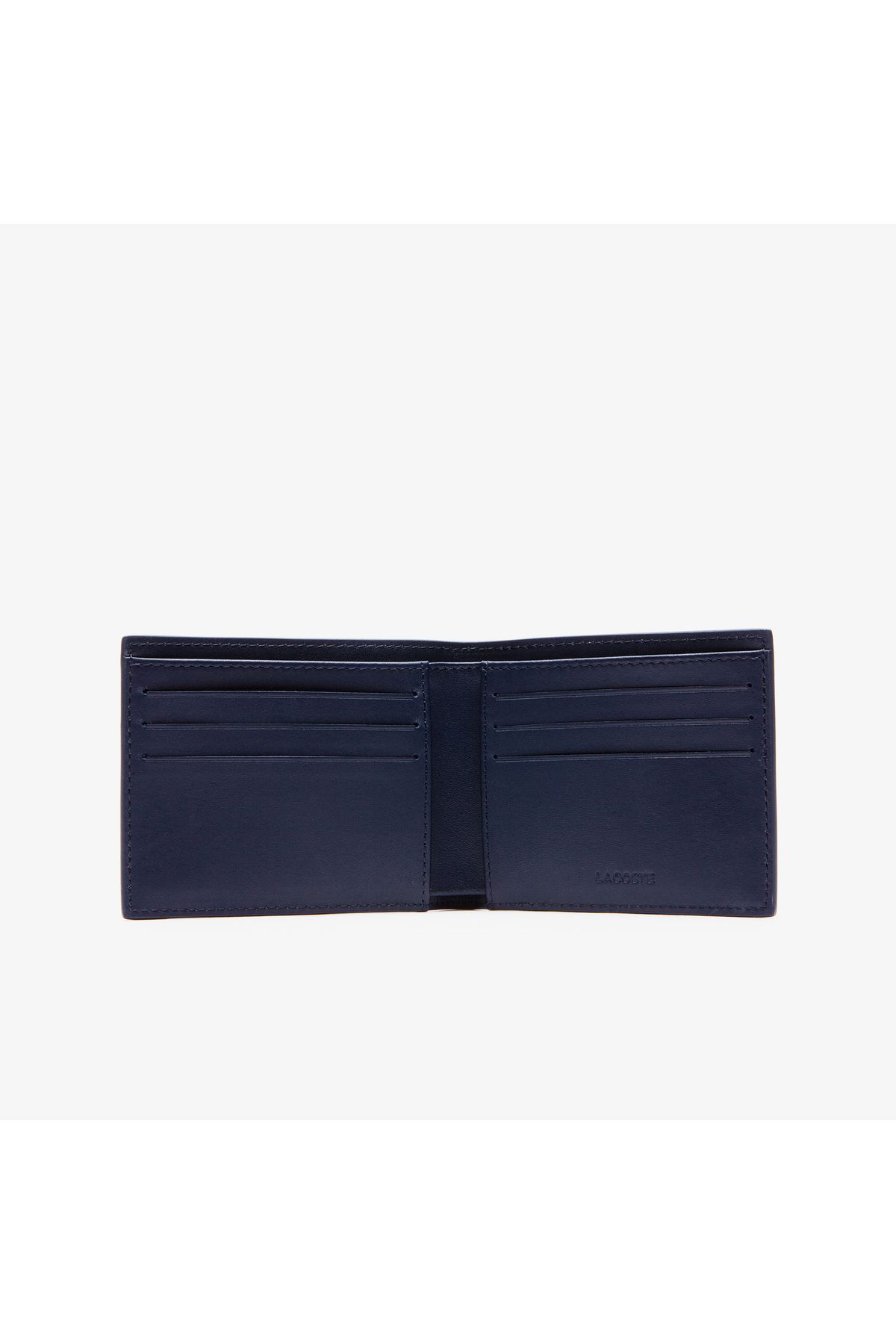 کیف پول آبی مردانه چرمی FG Lacoste
