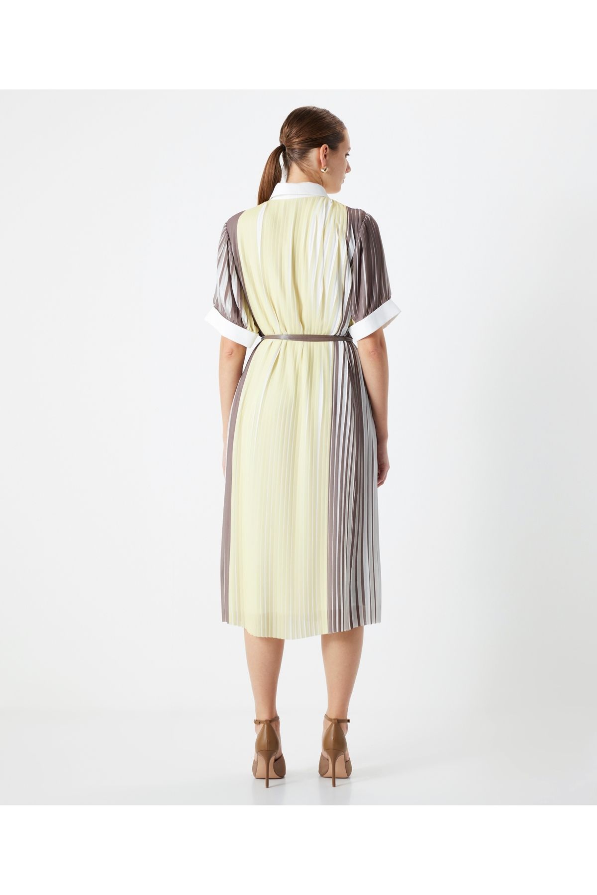 İpekyol-Colorblock Midi Dress 5