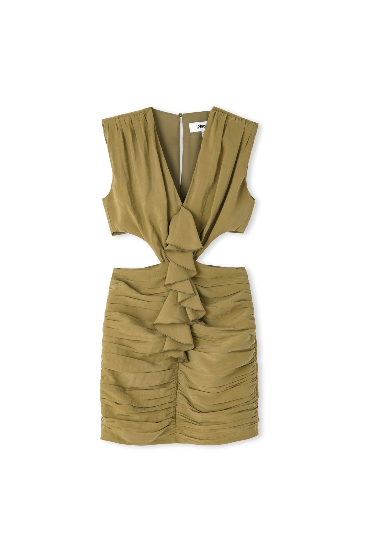 İpekyol-Draped cutout dress 3