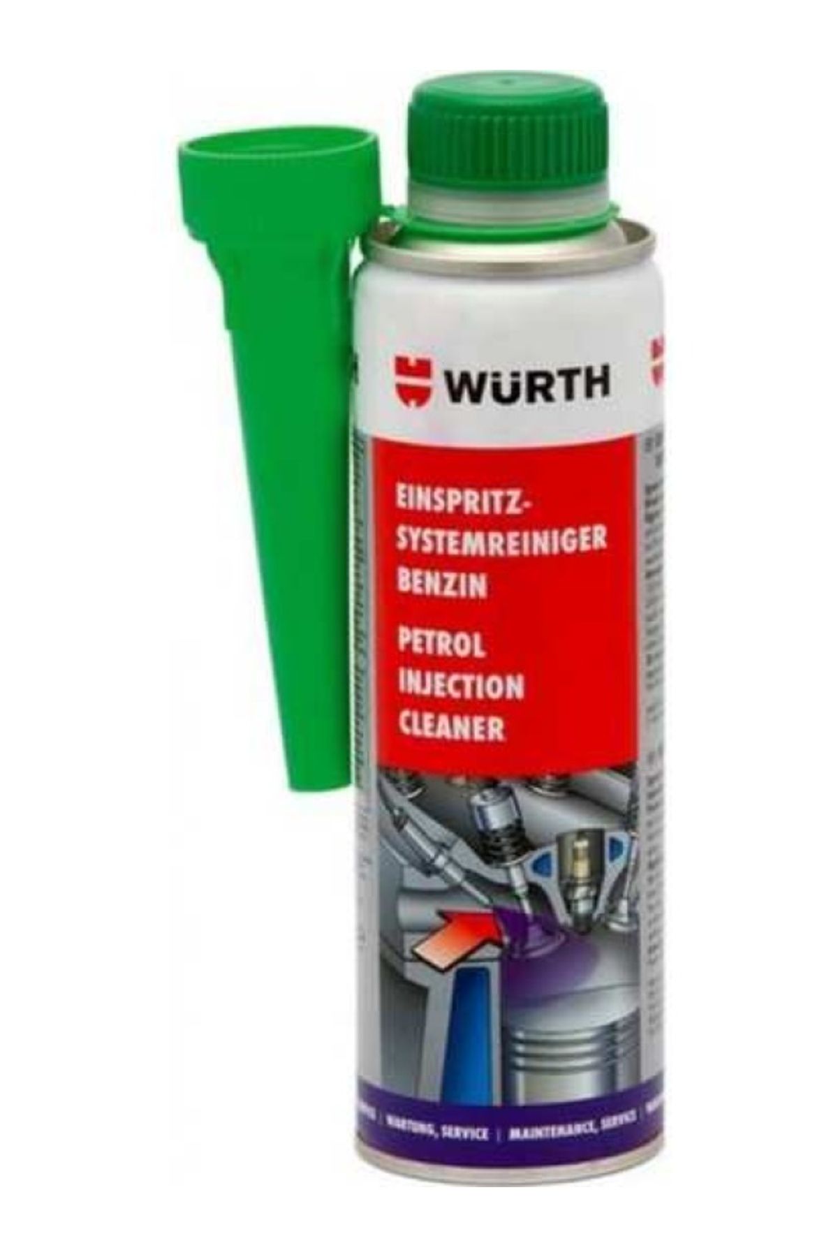 Würth Benzin Enjektör Temizleyici Yeni Nesil 300 ml 58611013000028 12