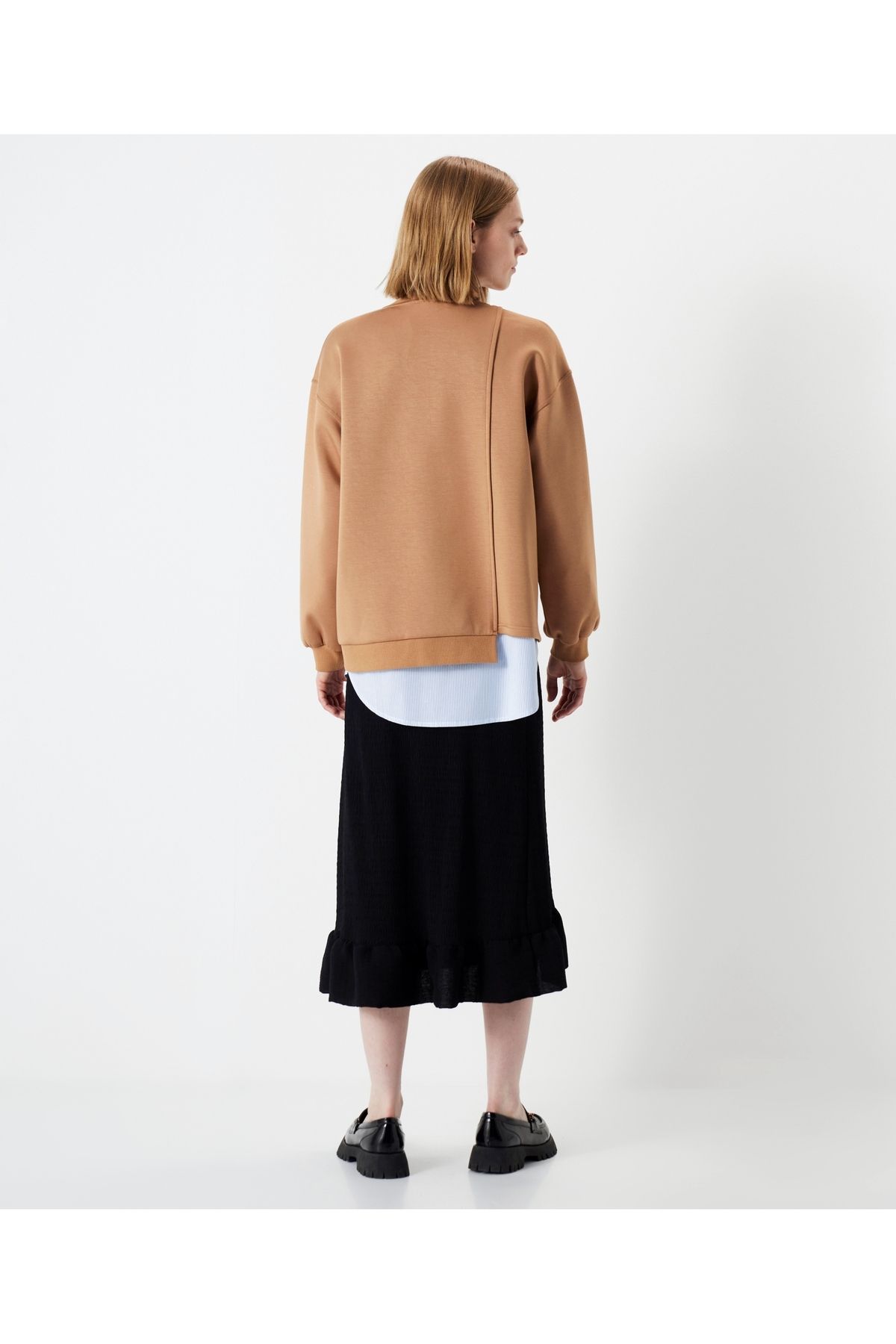 İpekyol-Flower embroidered sweatshirt 5