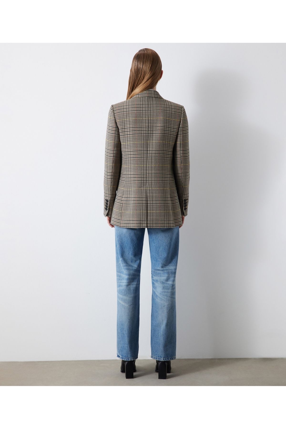 بلیزر مدل İpekyol Houndstooth