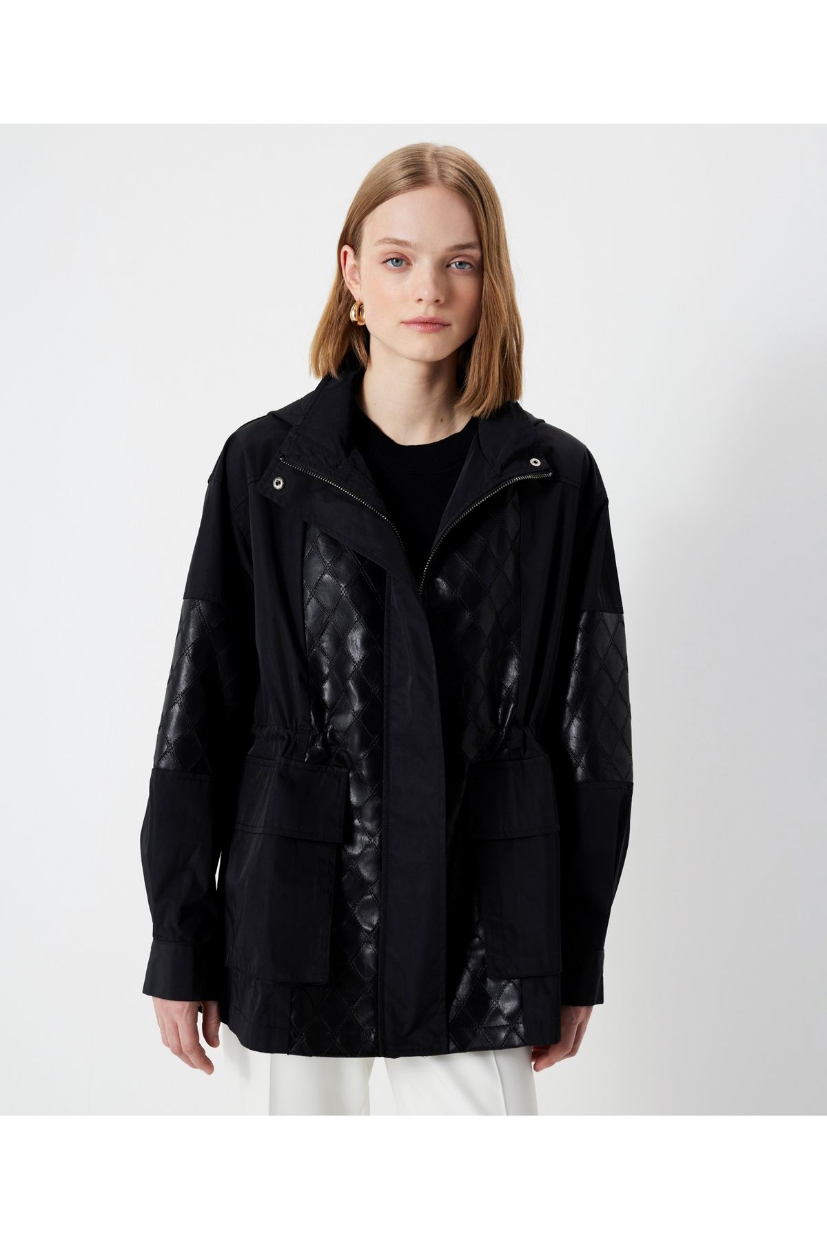 İpekyol-Winter Jacket - Black - Basic 2