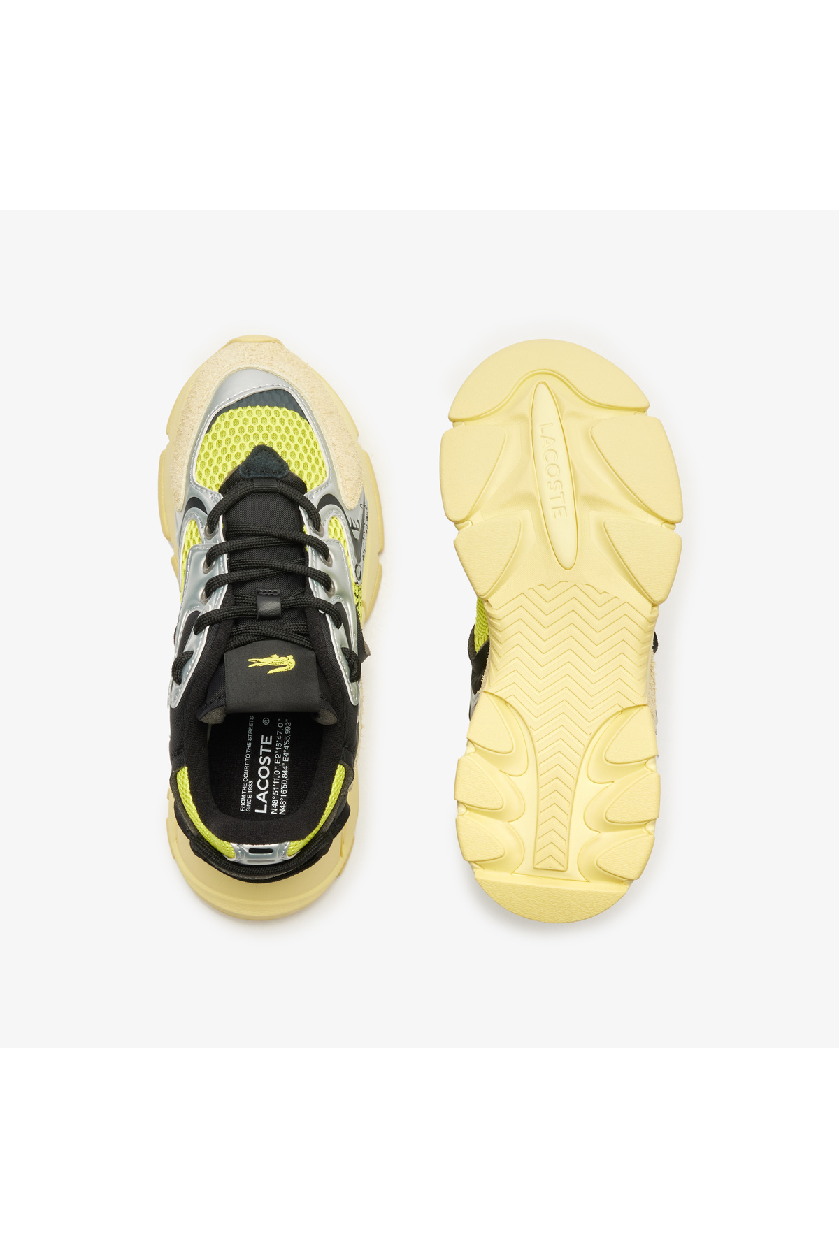 Lacoste L003 Neo Kadın Sarı Sneaker görsel 5