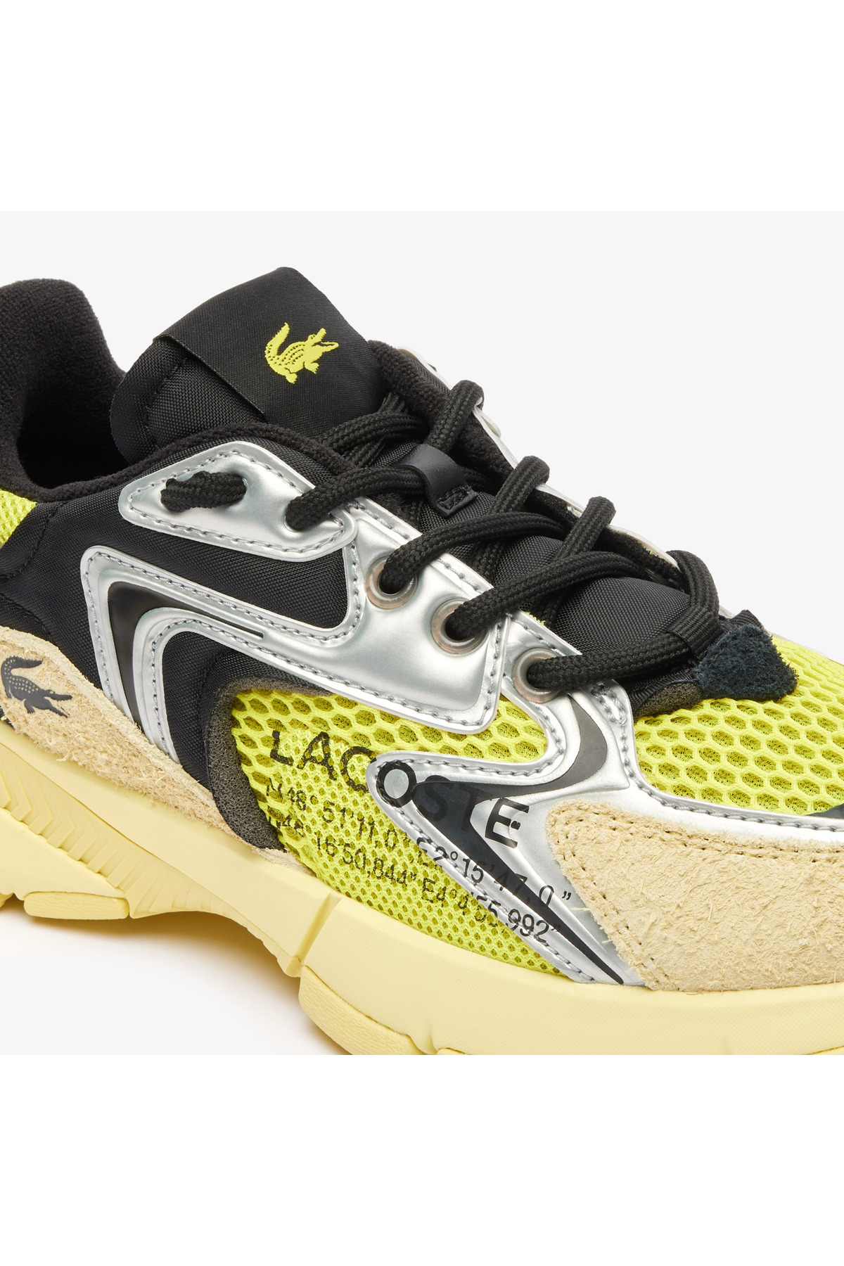 Lacoste L003 Neo Kadın Sarı Sneaker görsel 7