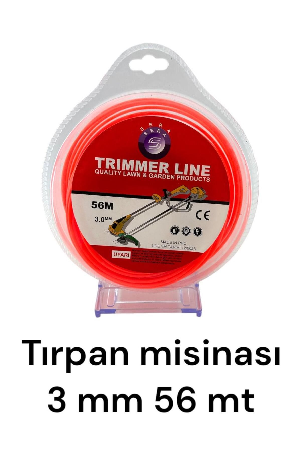 SERA (TIRPAN MAKİNASI AKSAMI)tırpan Misinası 3 Mm 56 Mt 6 Köşe