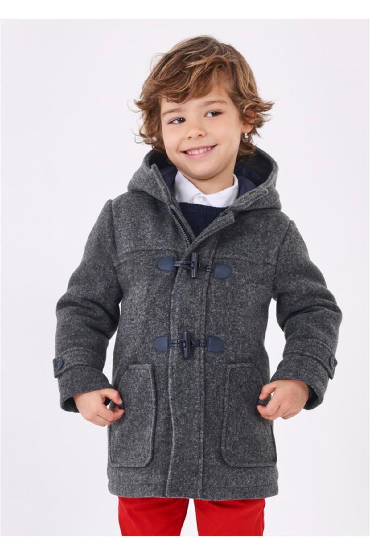 مایورال ژاکت کشمیر کلاه‌دار پسرانه