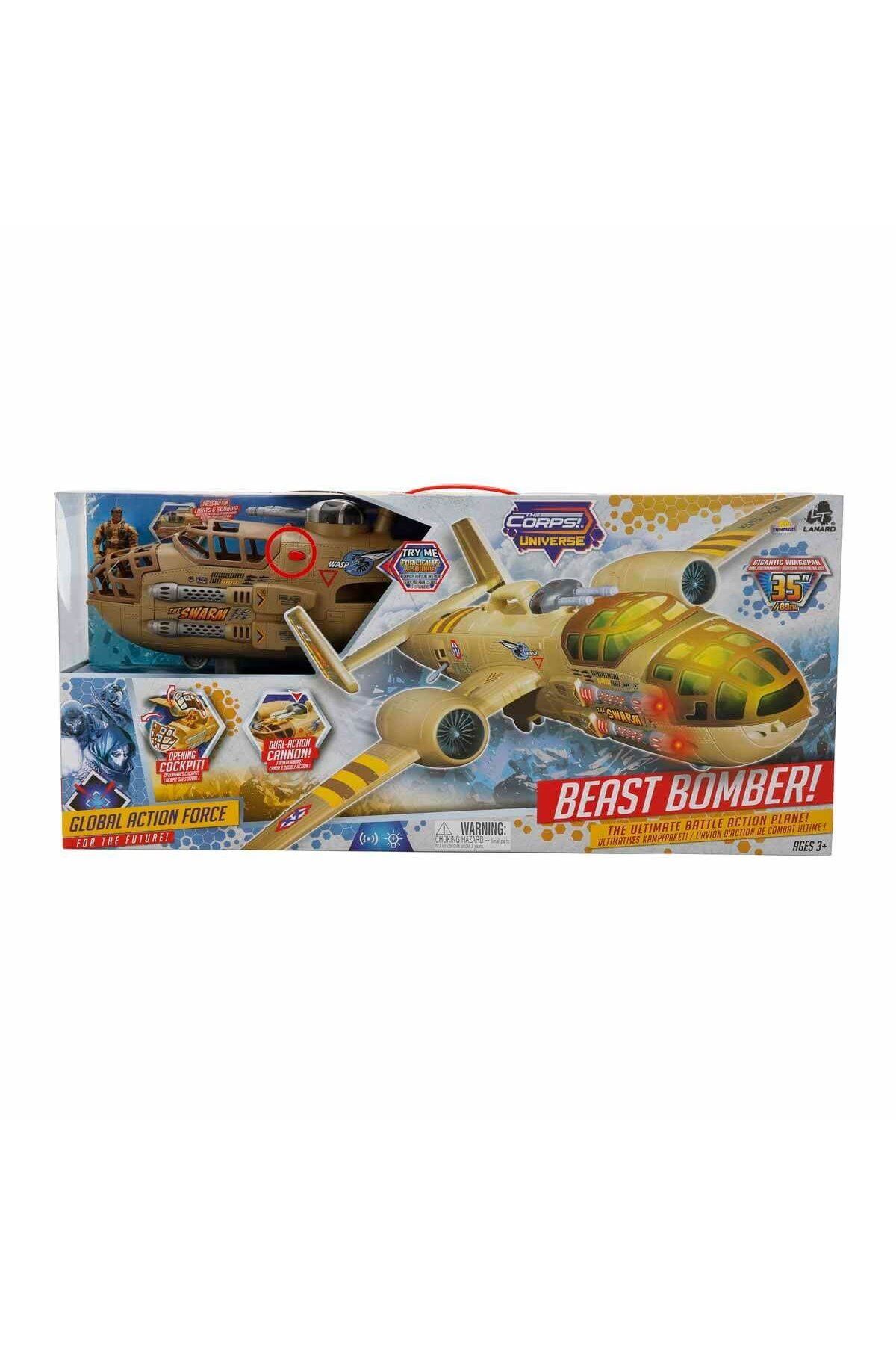 Sunman 33938 The Corps Universe Beast Bomber Sesli ve Işıklı Askeri Uçak