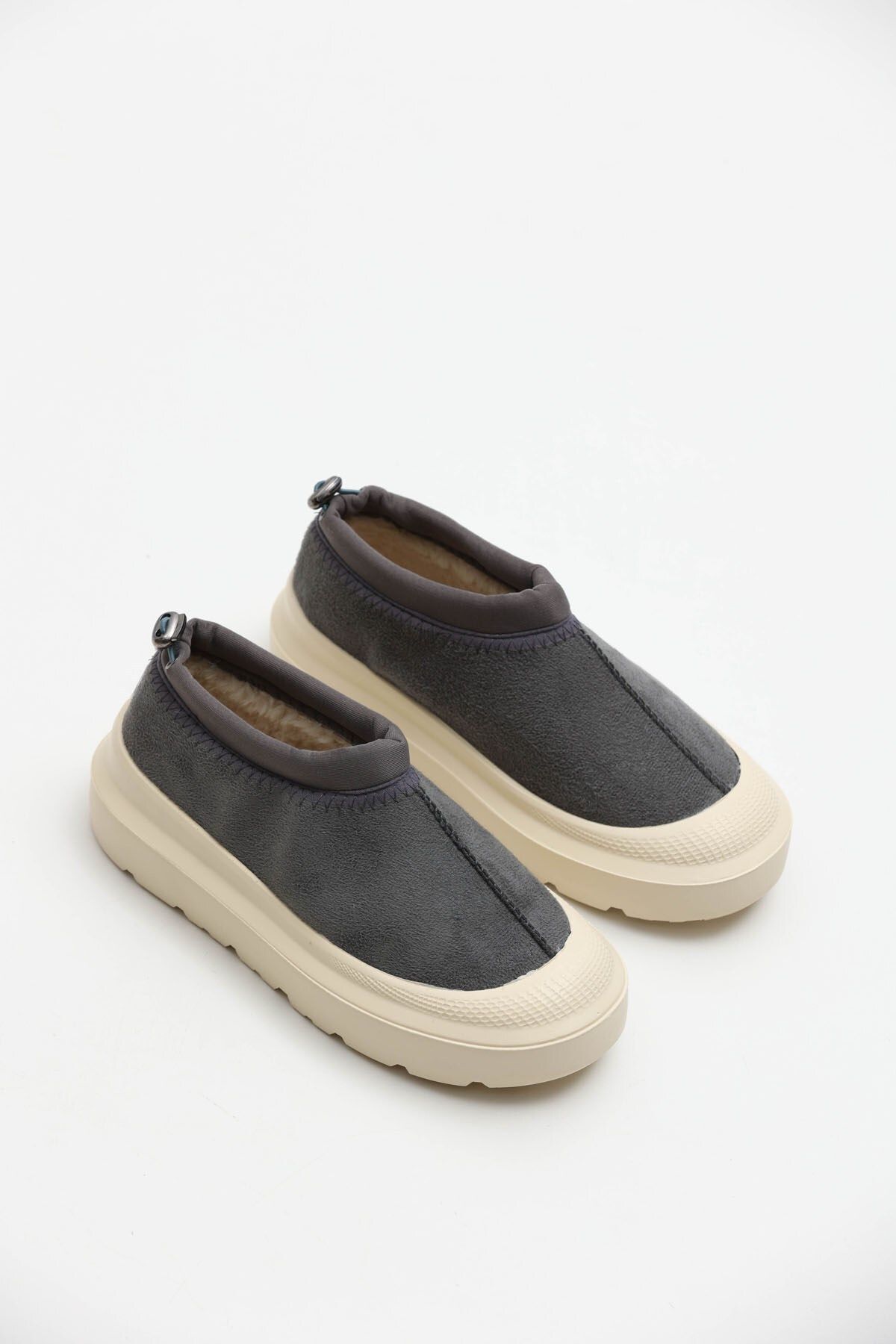 ALTUNTAŞ-Tenis casual din shearling cu talpă anti-alunecare de iarnă - Cizme mini G 4