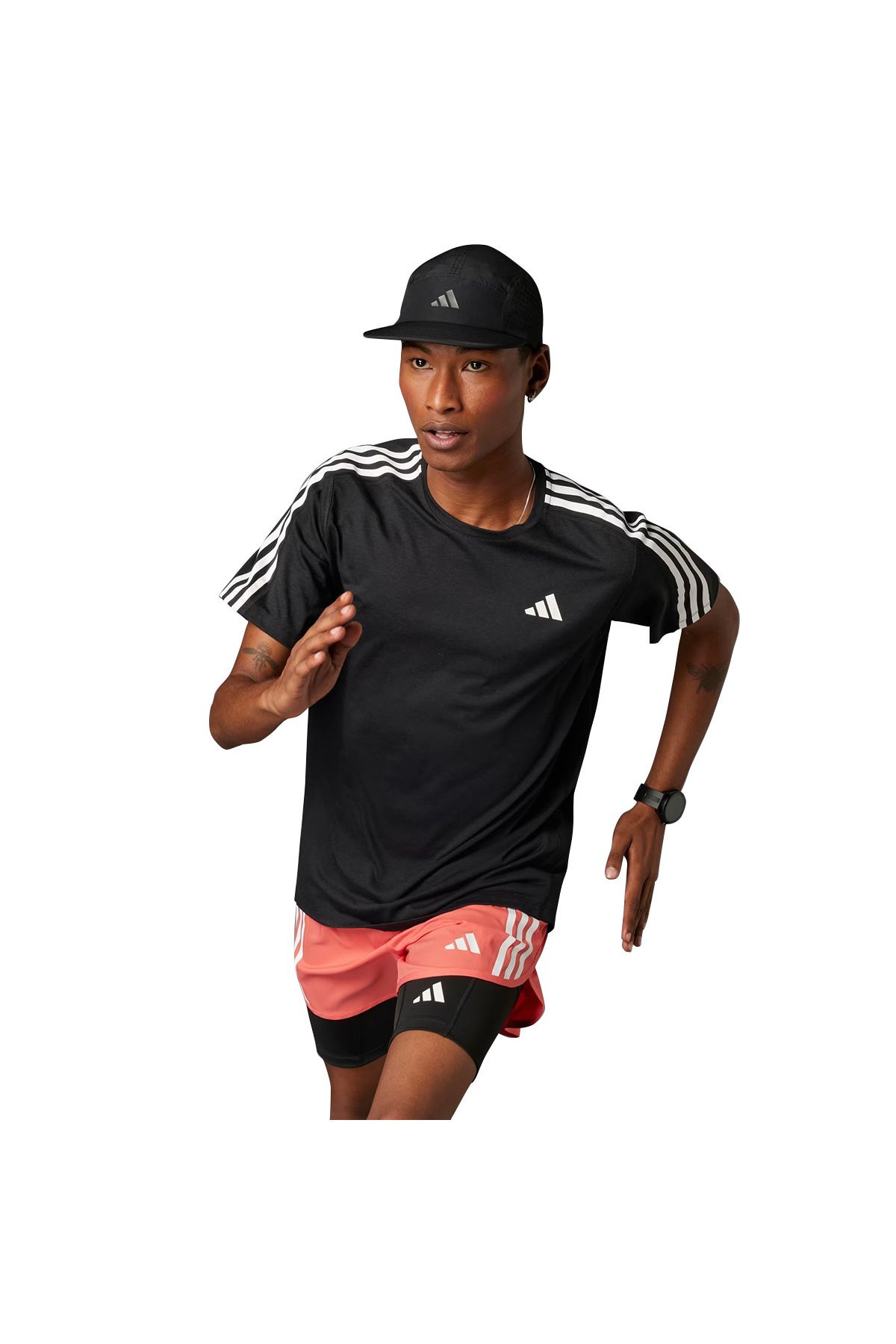 تیشرت مردانه رانینگ مشکی Otr E 3s Iq3834 adidas