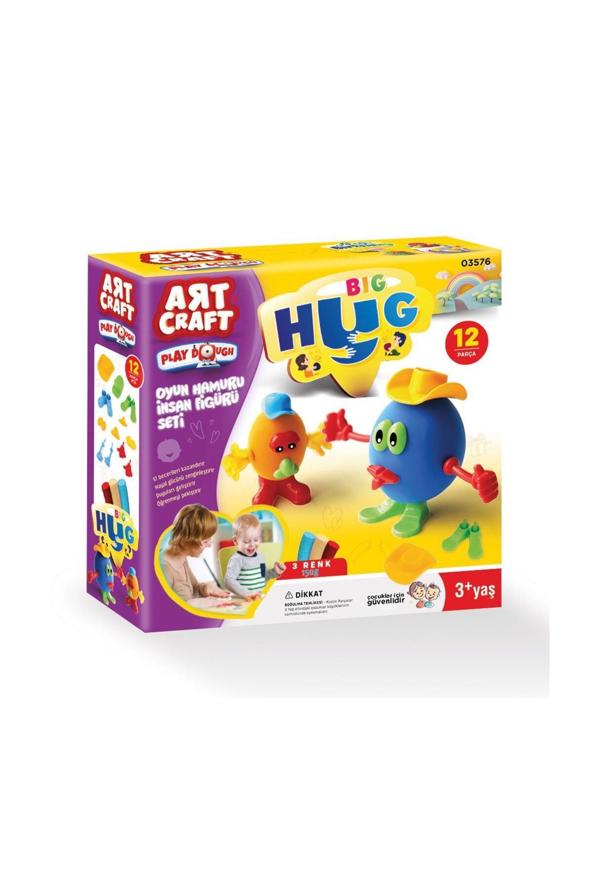 FEN TOYS 03576 İNSAN FİGÜRÜ SETİ OYUN HAMURU 150 GR.