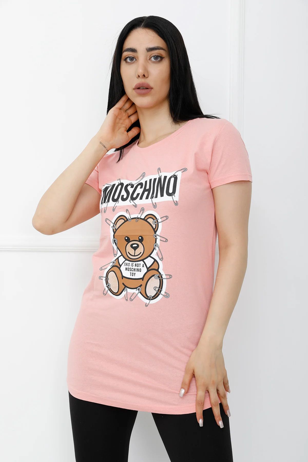 PUPOOL Baskılı Tshirt Pembe - 310.623.