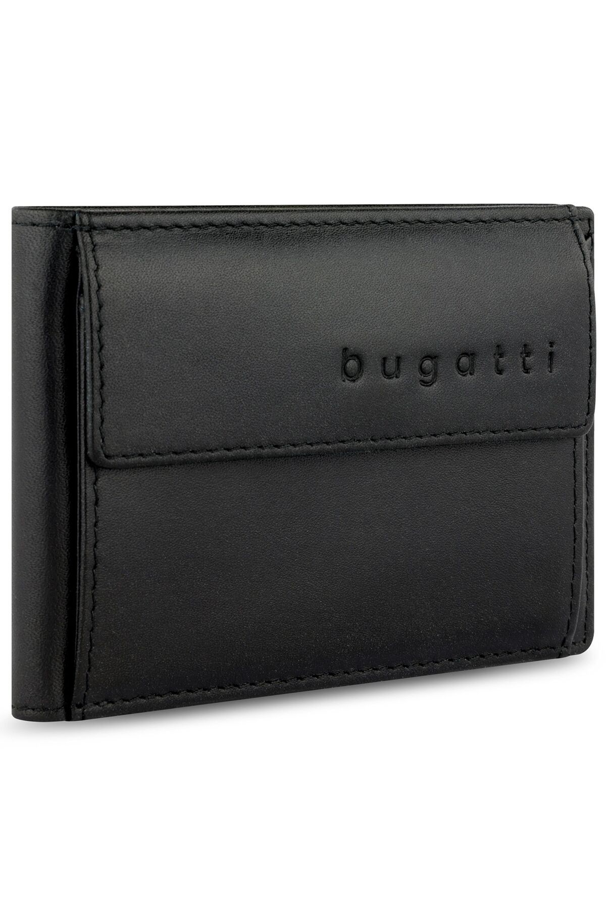 BUGATTI-Super Slim Geldbörse RFID Schutz Leder 10 cm 2