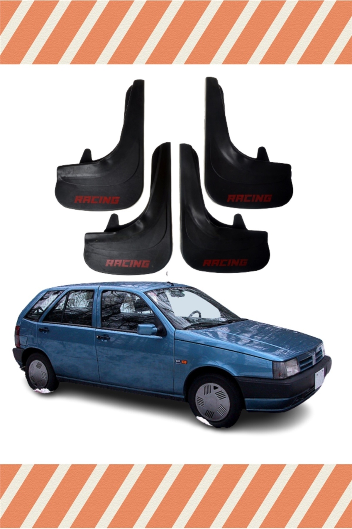 Genel Markalar Fiat Tipo Sports Yazılı 4'lü Tozluk Çamurluk Paçalık