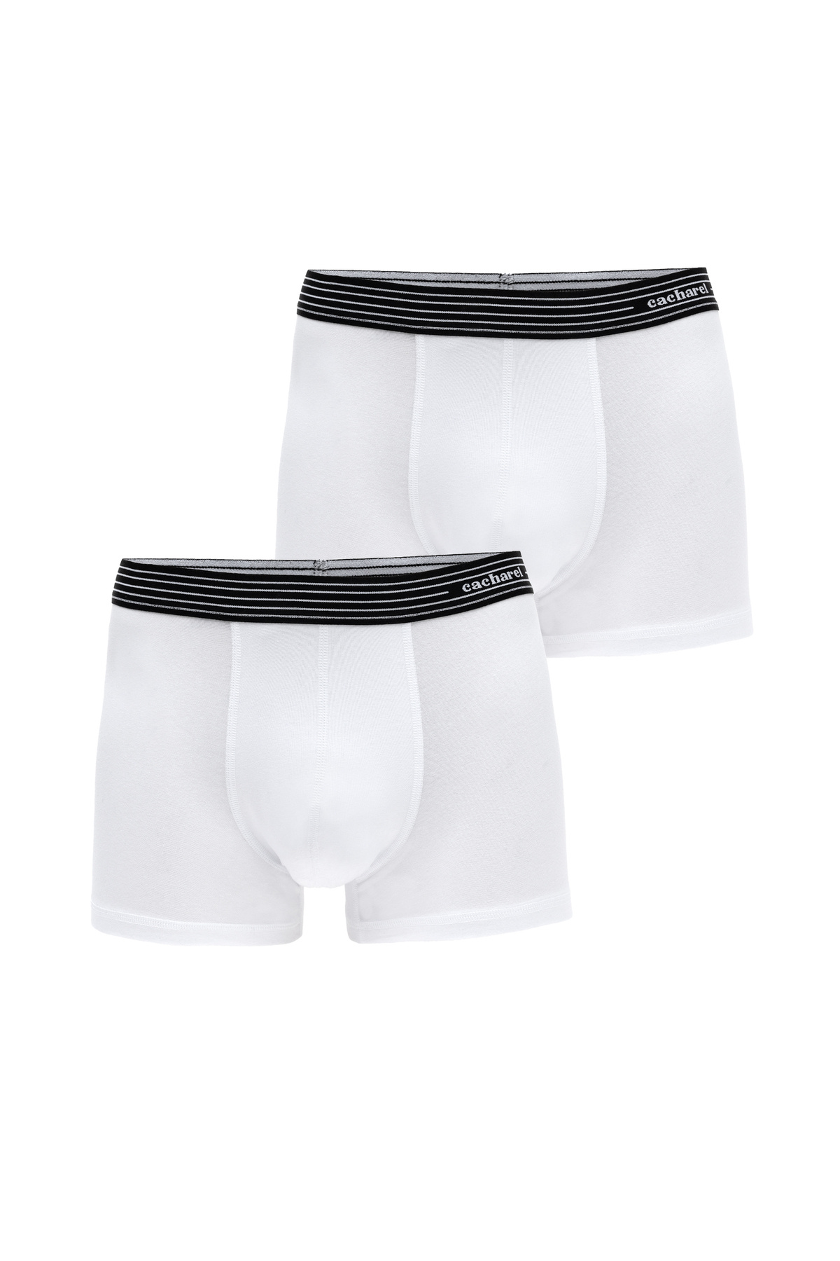 بسته ۲ عددی شورت بوکسور سفید برند کاشارل کد:(50291583-600) Cacharel