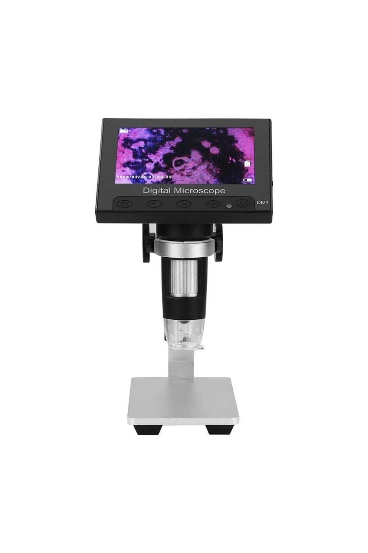 Toptan Bulurum-1000x Portable Digital Microscope - Dm4b with 4.3 & LCD Screen 3