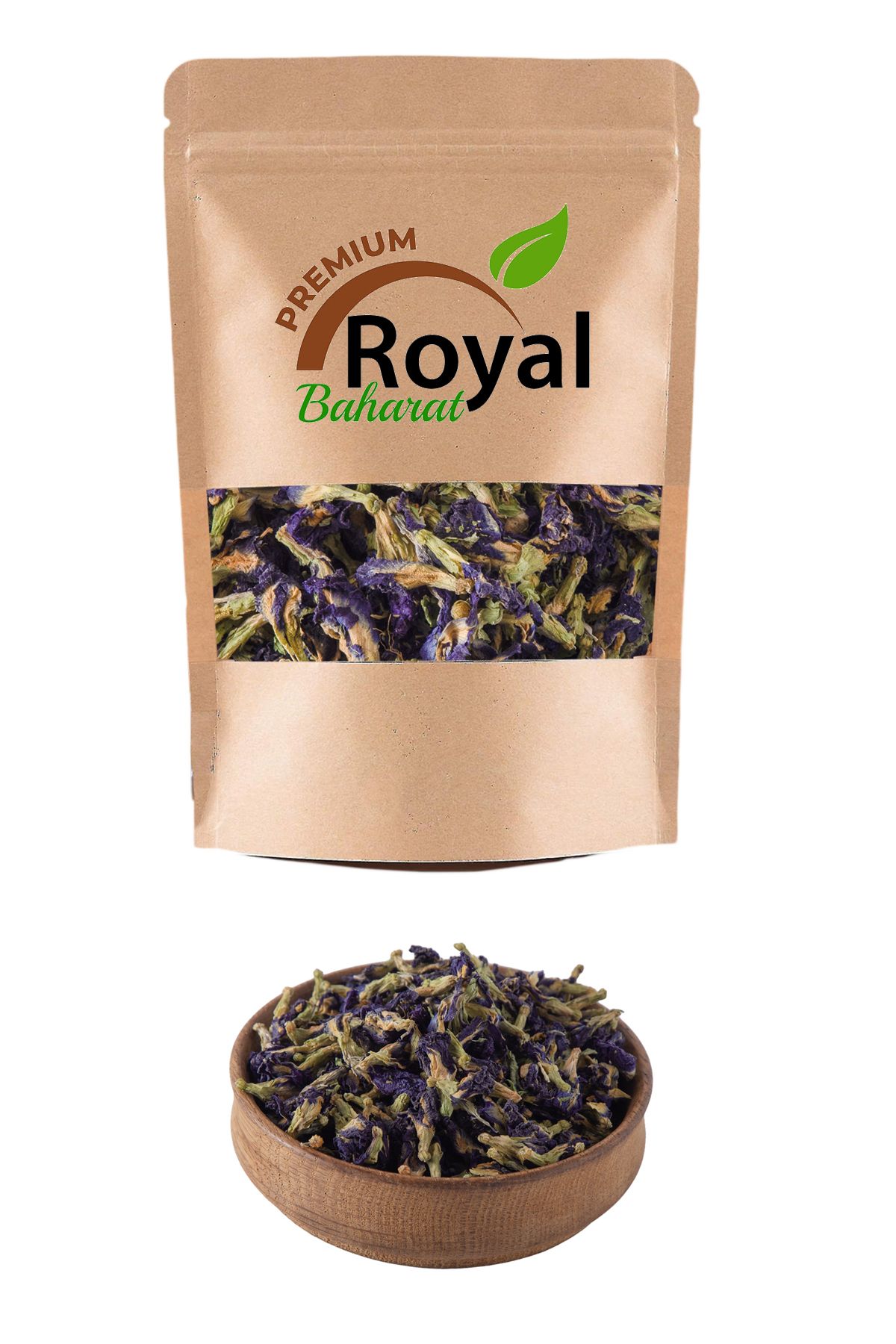 emek hasır çok emek verdik Çay Butterfly Pea Flower Tea Mavi Kelebek Sarmaşığı Çayı Deluxe Seri 25 Gr