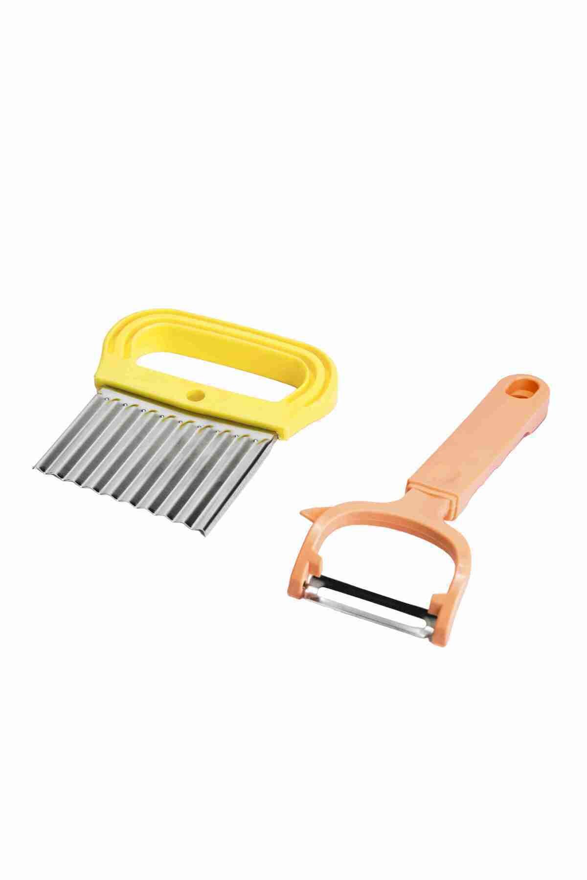 Mapple Home-Chips Chopper - Potato Shaper and Peeler Set 2