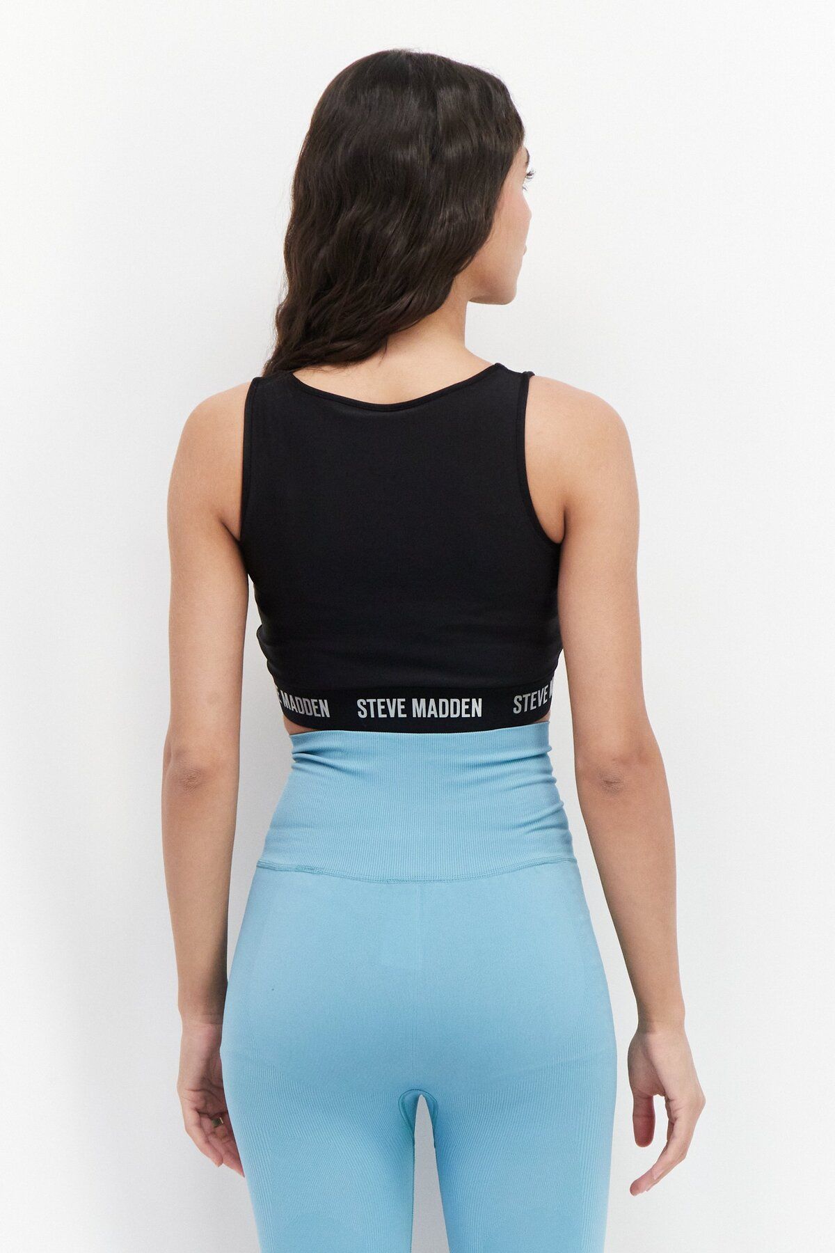 Steve Madden-Women Non Padded Speedy Sport Bra, Black 3