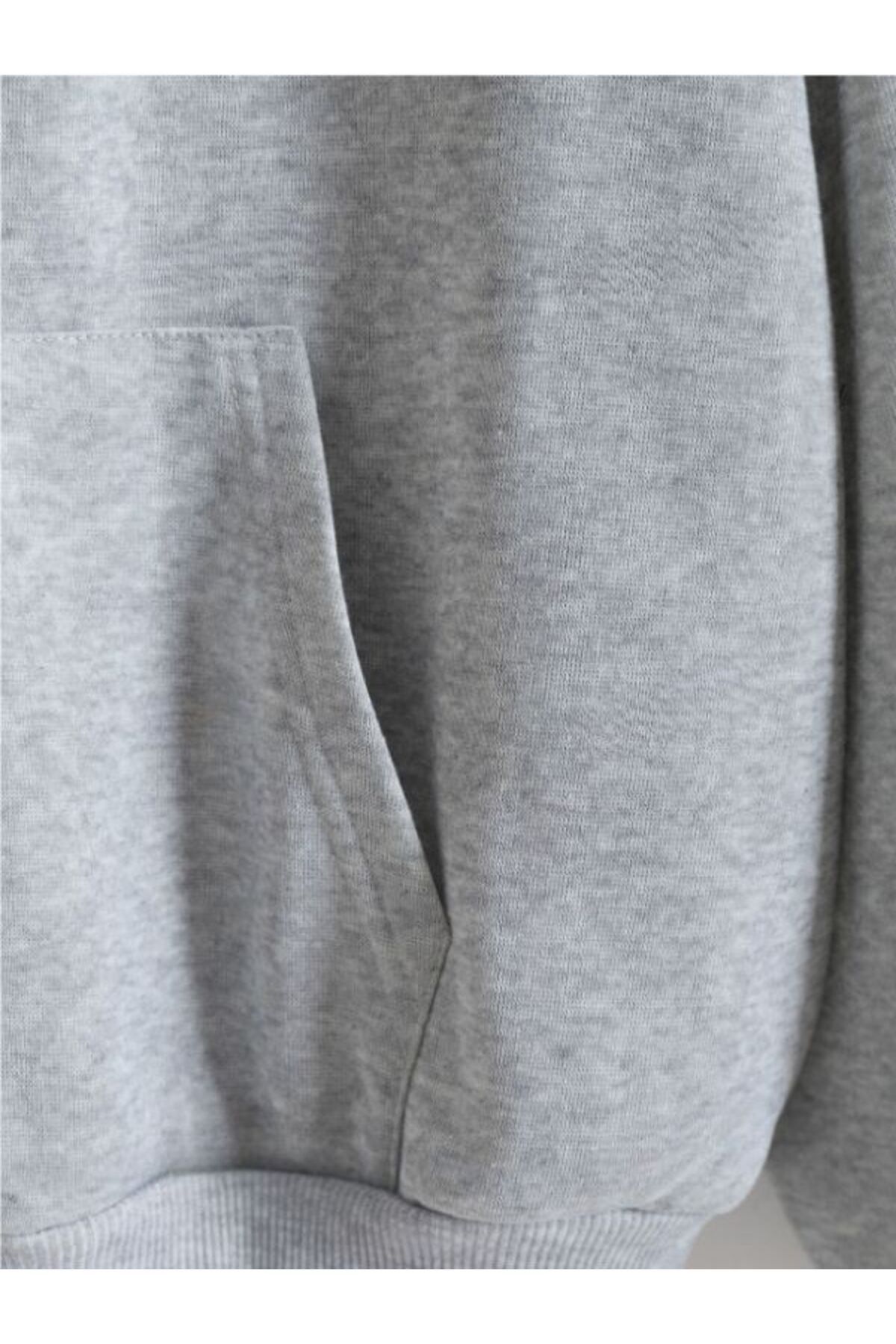 MOONBULL-Zippered Oversize Hooded Sweatshirt 3