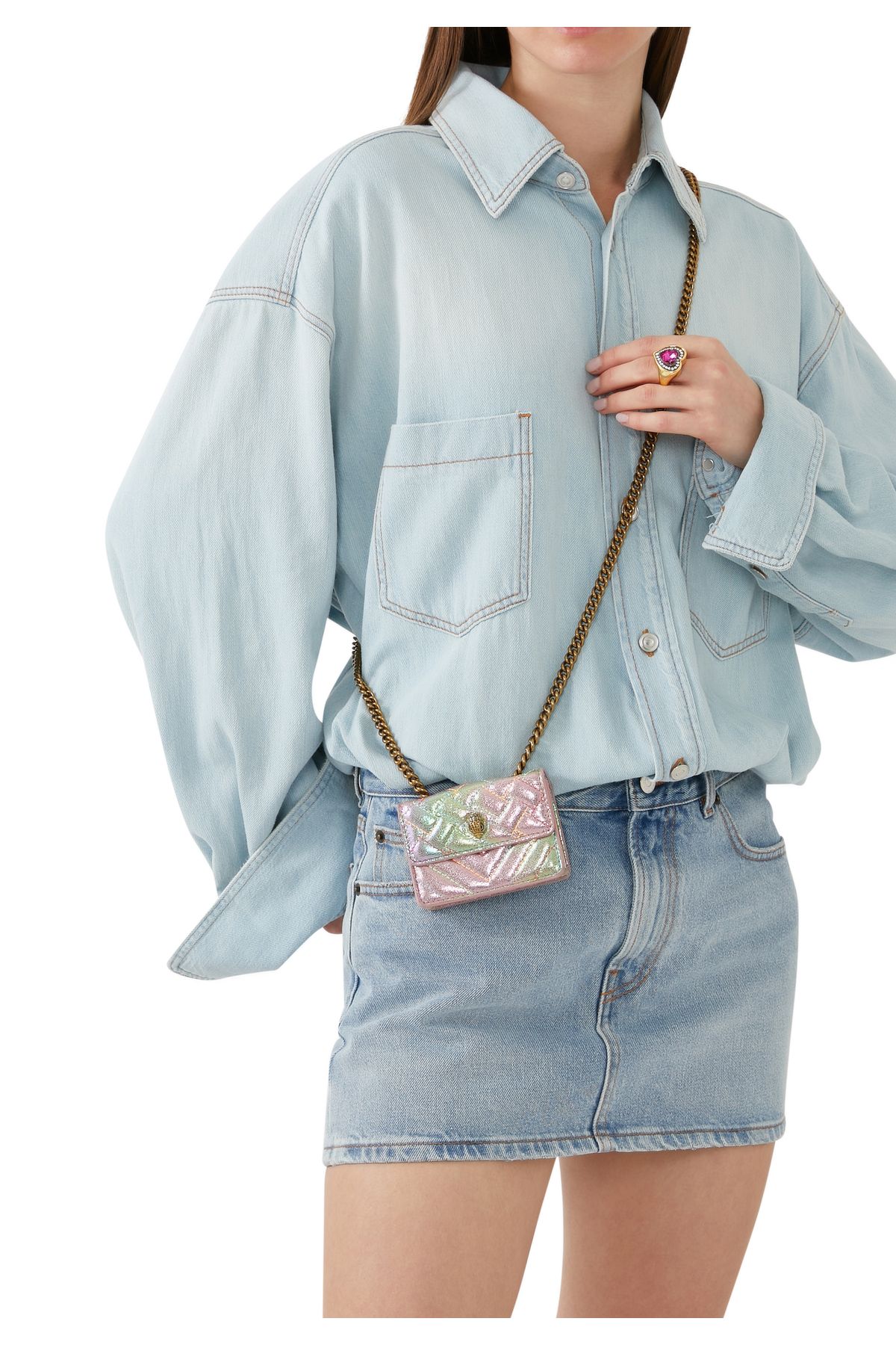 Kurt Geiger-Micro Kensington Shoulder Bag - Colorful and Stylish Design 5