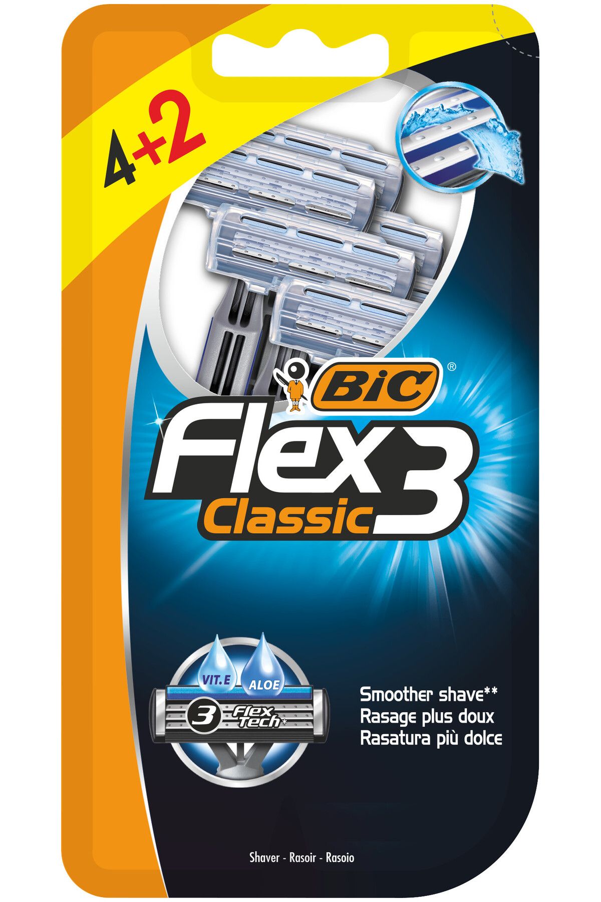 Bic Flex 3 Tıraş Bıçağı 4 2'li (3 BIÇAK)