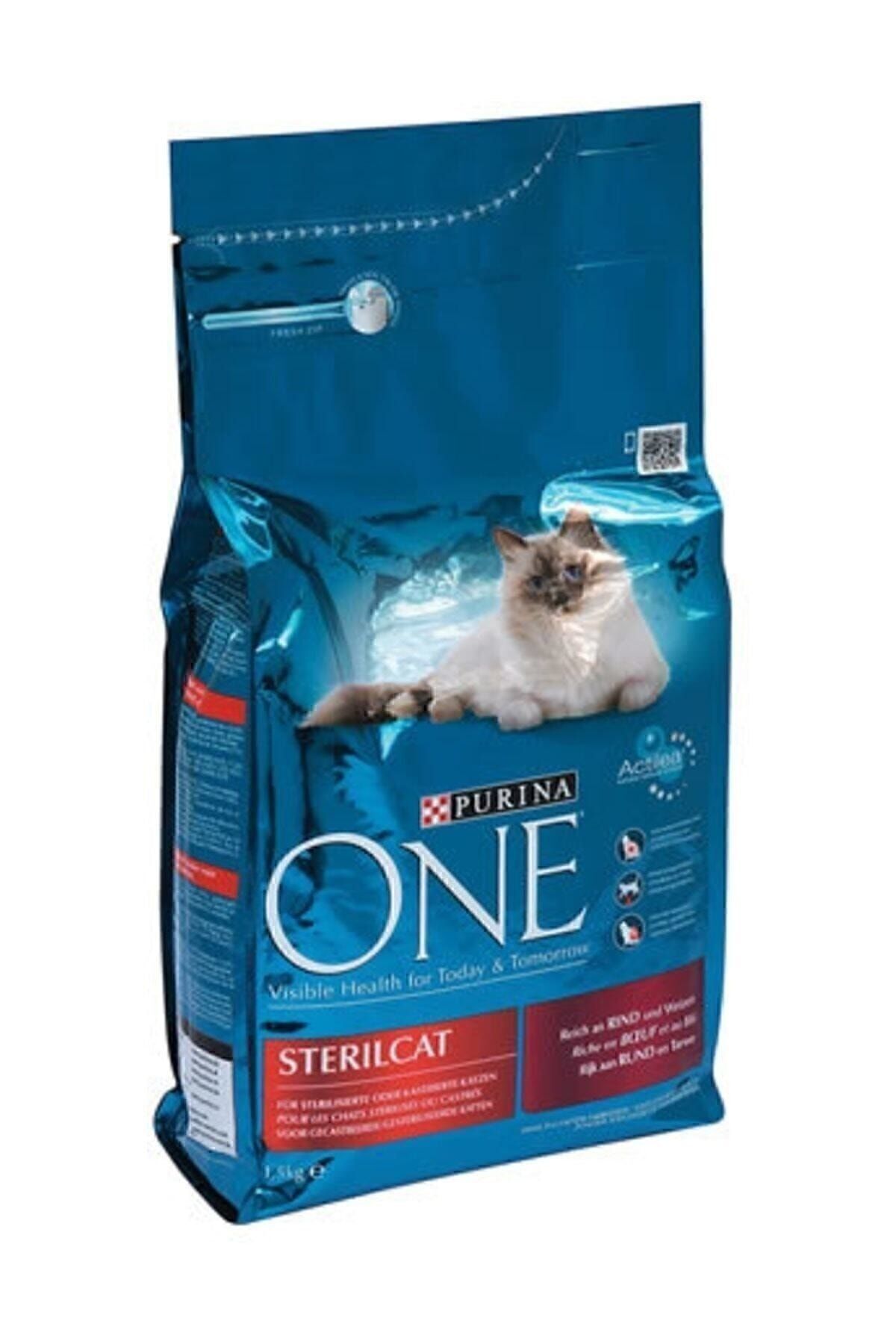 Purina One Sterilised Sığır Etli Kısırlaştırılmış Kedi Maması 1,5 Kg