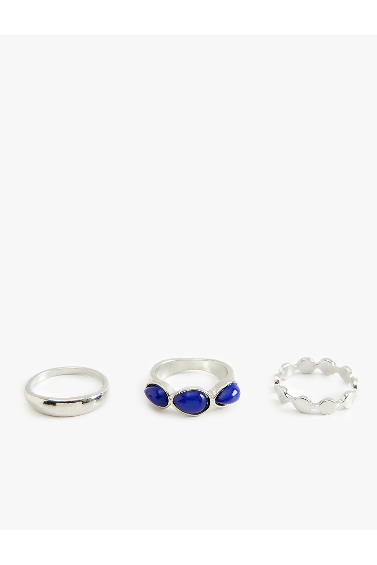 Koton-3 Piece Stone Detailed Ring Set 2