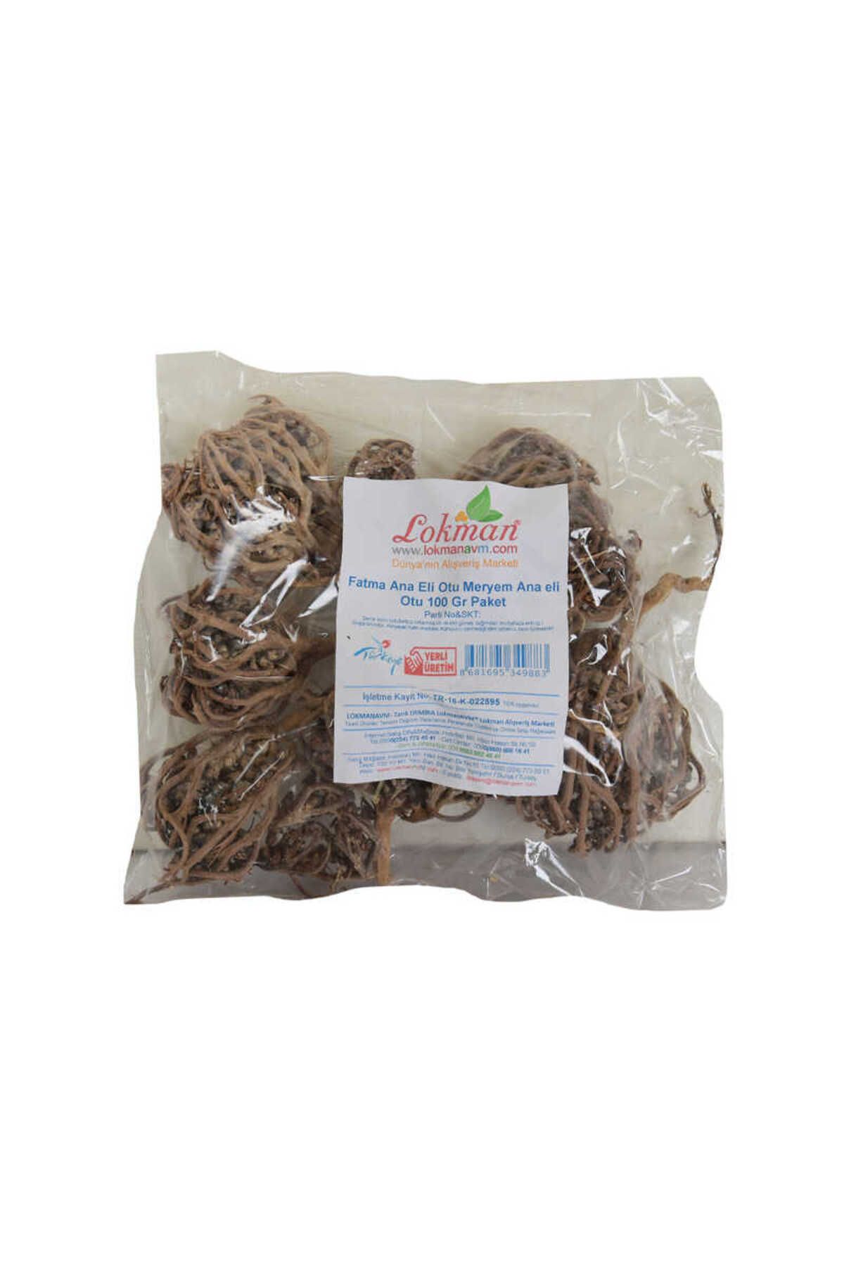 BYR Fırsat Byr Fatma Ana Eli Otu Meryem Ana Eli Otu 100 Gr Paket Yeni