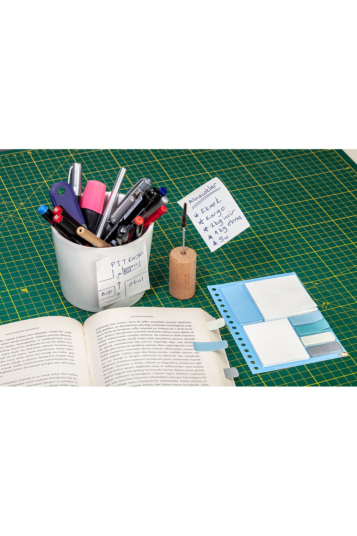 GUGUK-Blue Sticky Note Set • Post-It • Sticky Note 4