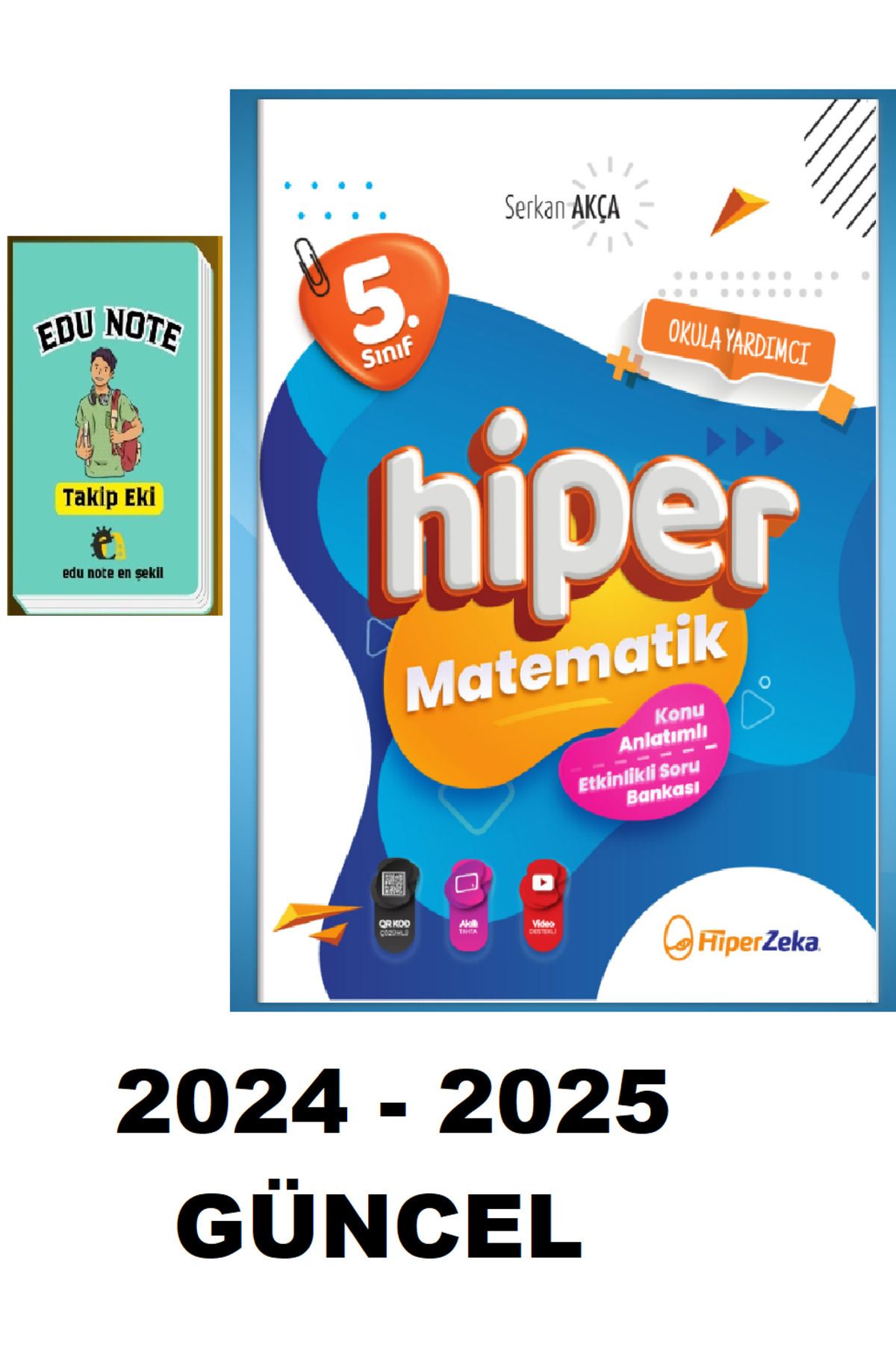 Hiper Zeka Yayınları TAKİP Hiper Zeka Yayınları 5. Sınıf Hiper Matematik Konu Anlatımlı & Etkinlikli Soru Bankası 2025