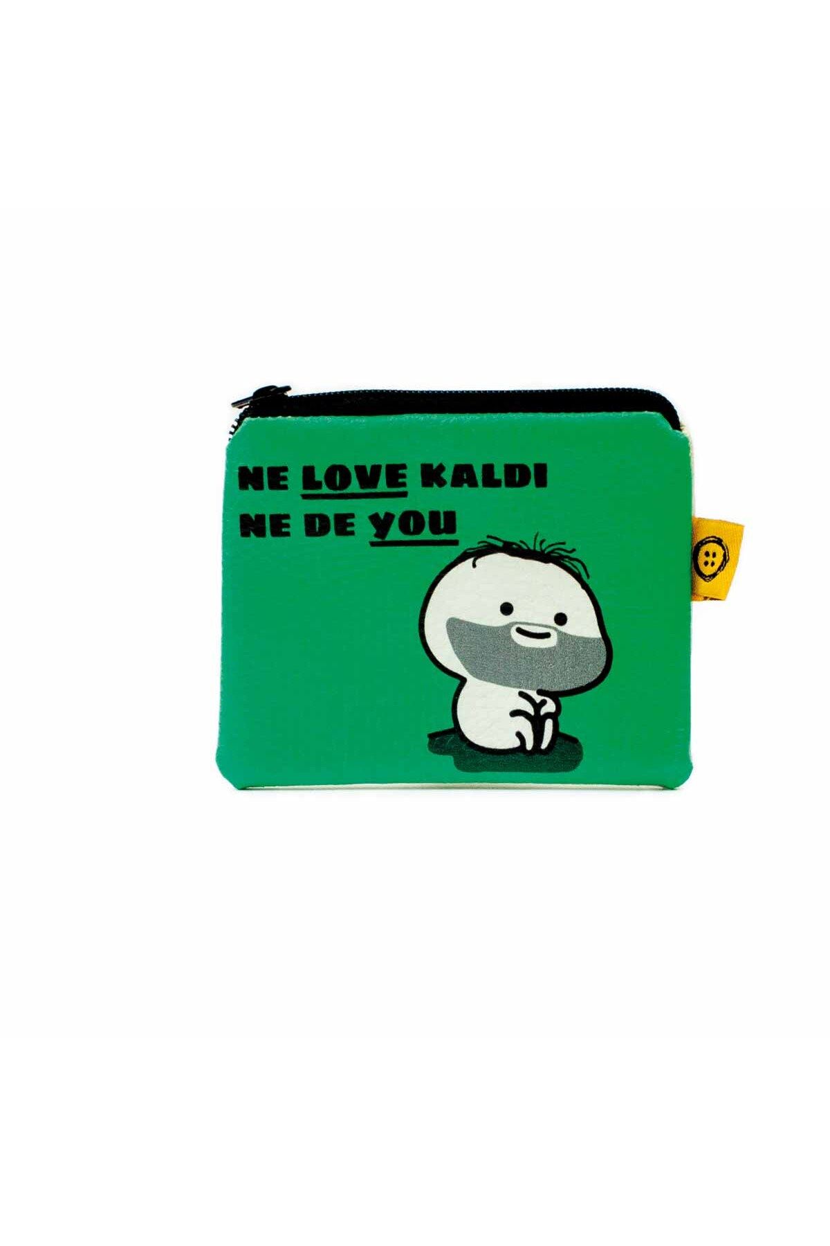 PALTO TASARIM-What Love Left What You! Printed Coin Purse 1