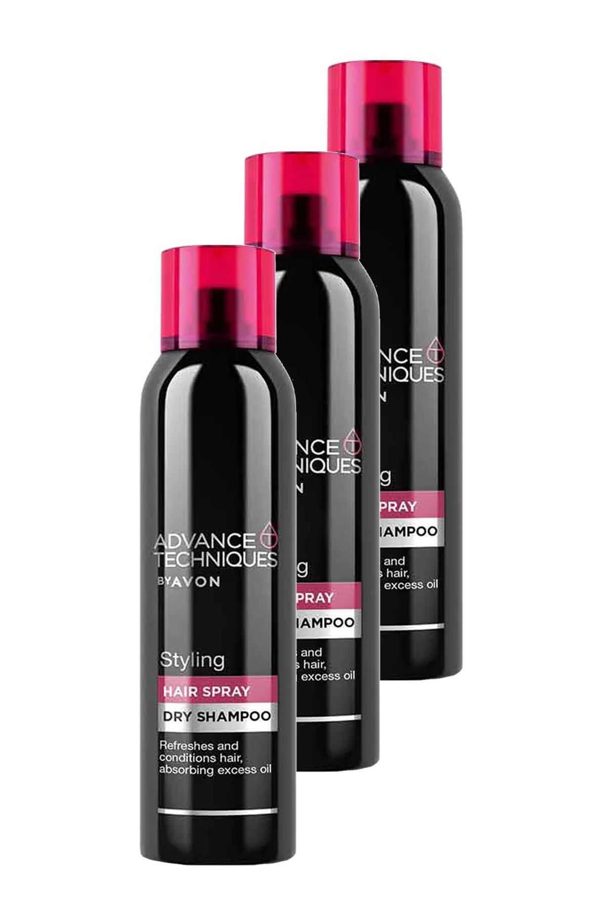 AVON Advance Techniques Styling Kuru Şampuan 150 Ml. Üçlü Set