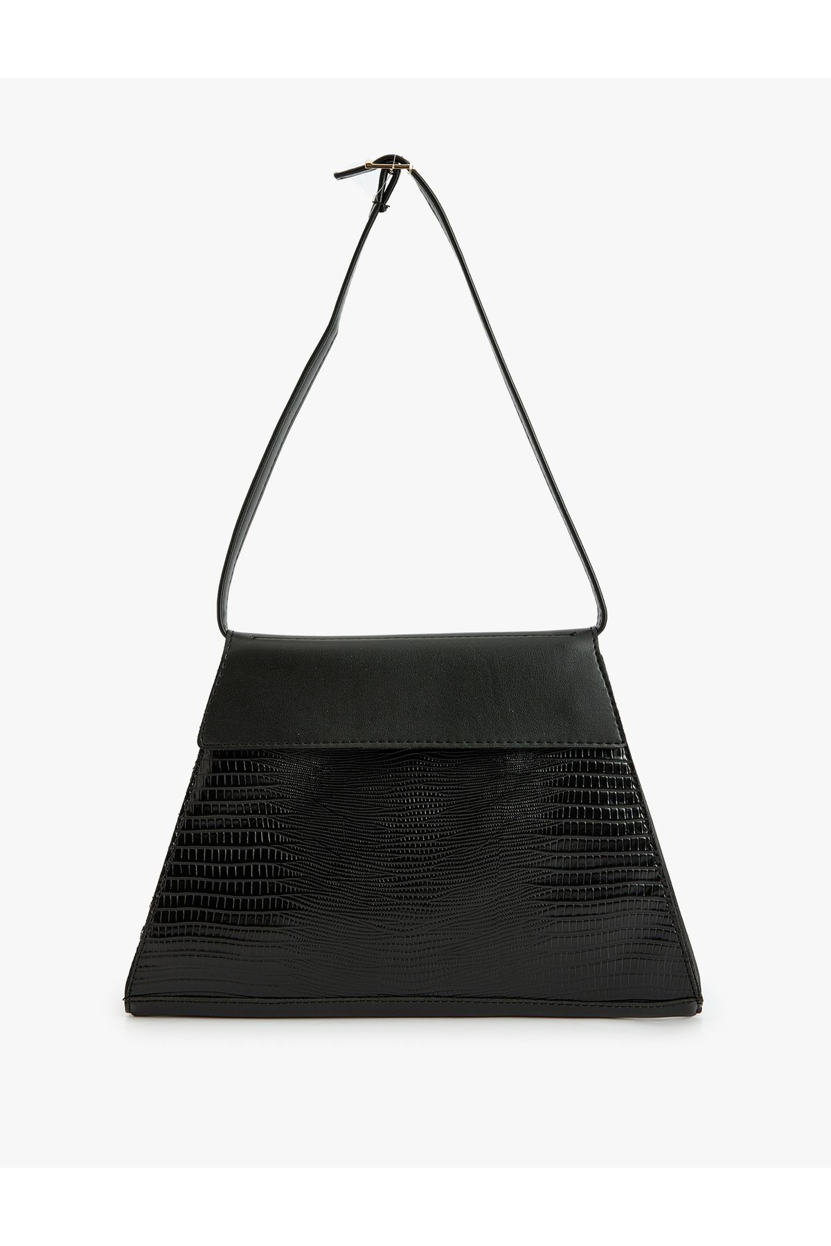 Koton-Asymmetric Shaped Faux Leather Shoulder Bag 1