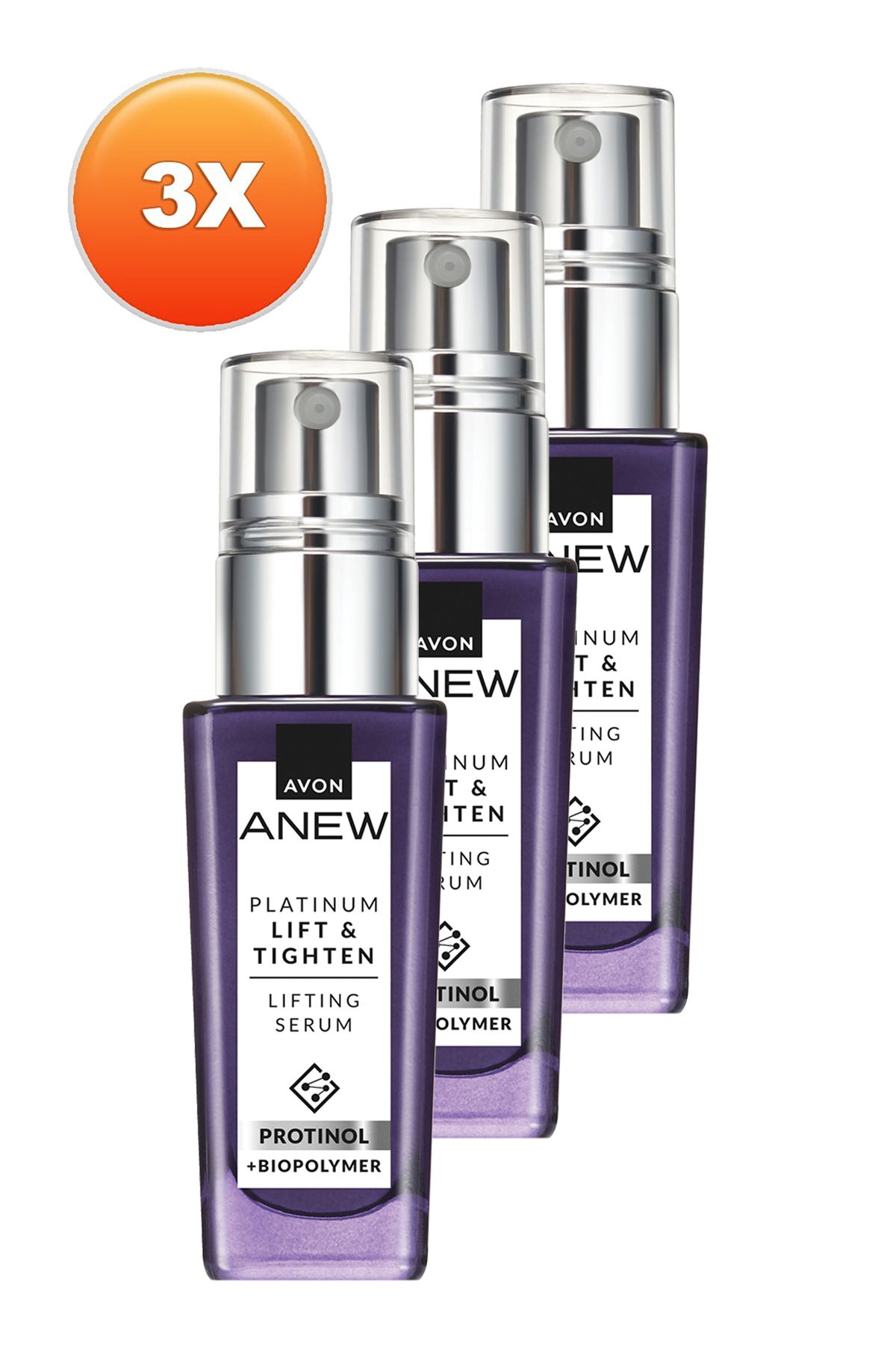 سرم Lift & Tighten Lifting Anew Platinum 30 ml. مجموعه سه تایی Avon