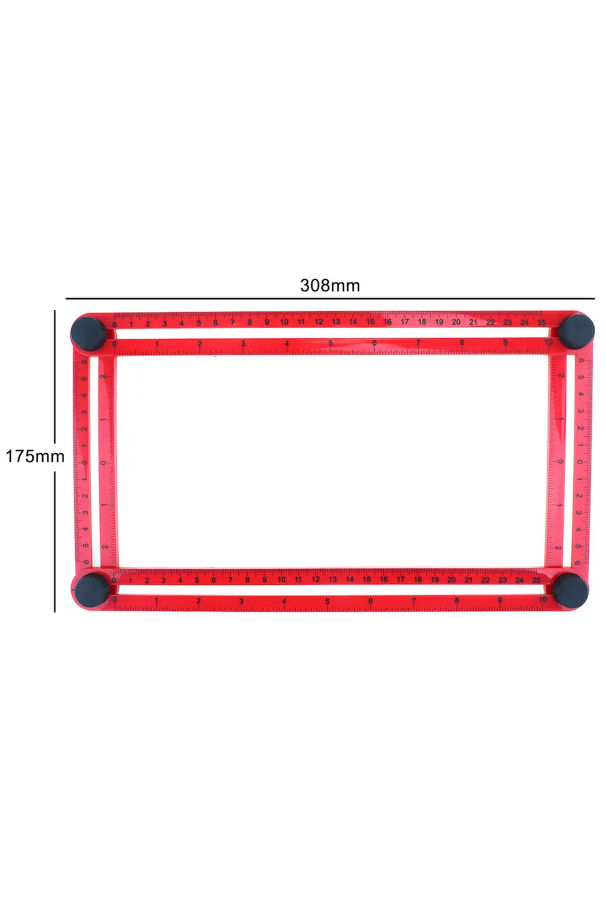 BGA-Multifunctional Tilter Four Corner Ruler Multi Angle Protractor Ruler Four Corner Ruler 3