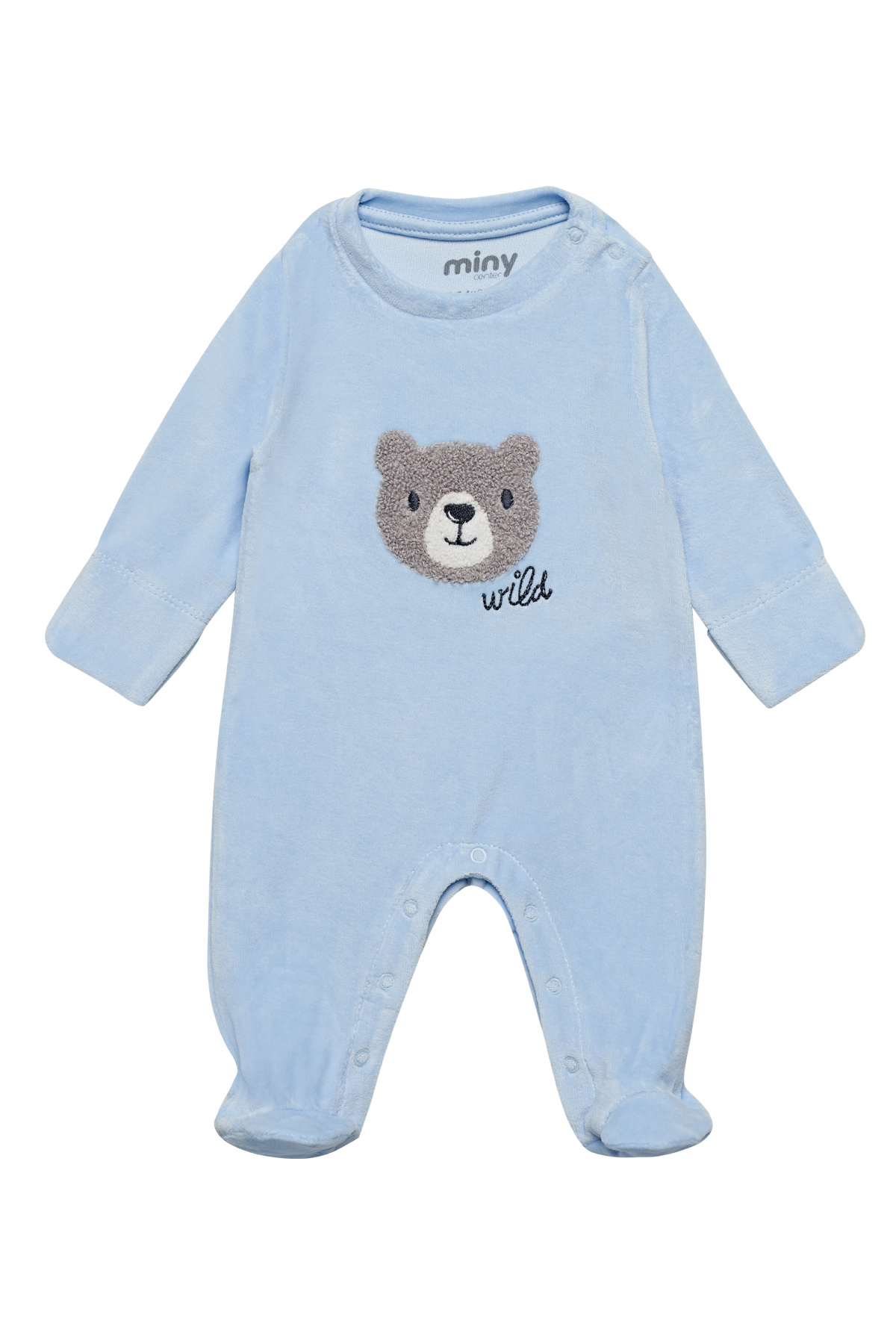 Miny Center Erkek Bebek Kadife Tulum fotoğrafı 3 (önizleme)