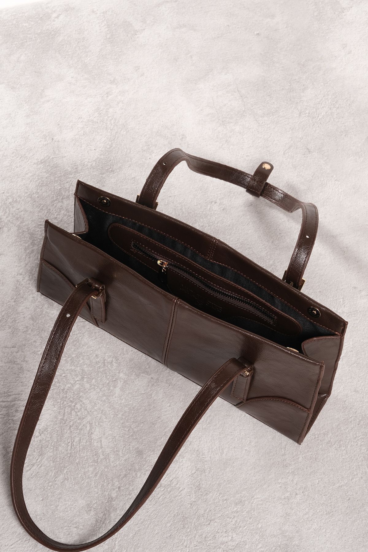 Çantacımstore-Mng Brown Women's Shoulder Bag - Buckle 8