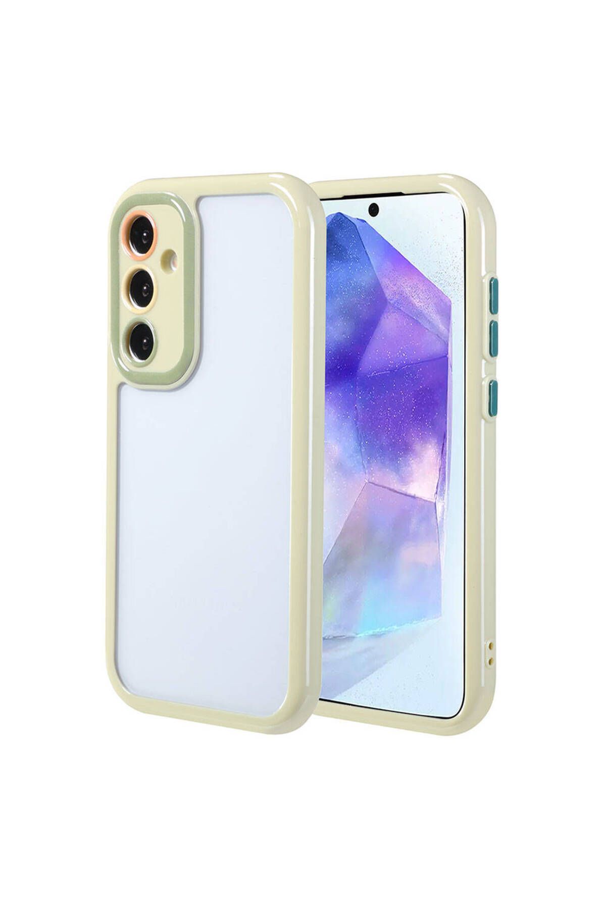 gaappy Paint Serisi Samsung Galaxy A55 Yeşil Kapak