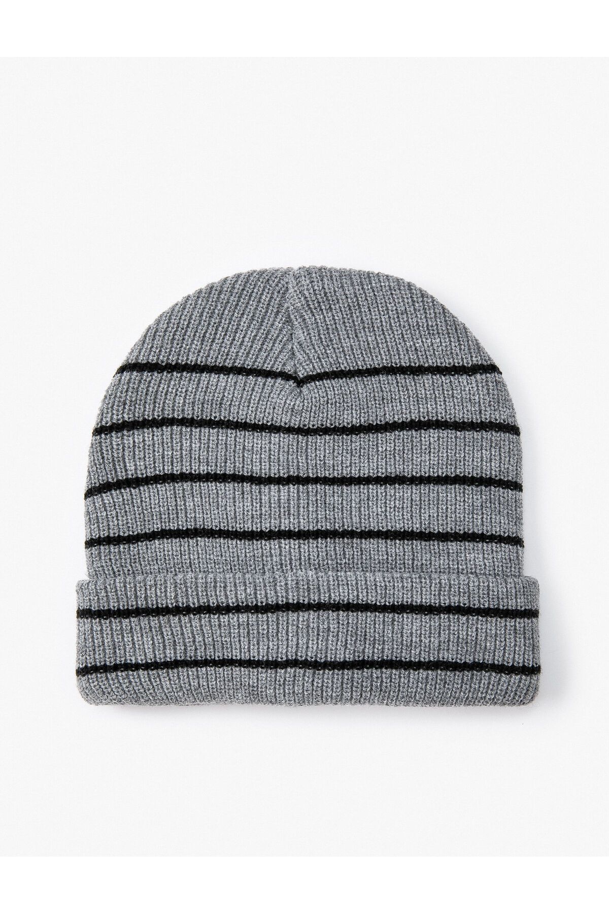 Koton-Knitted Beret with Folded Line Pattern 1
