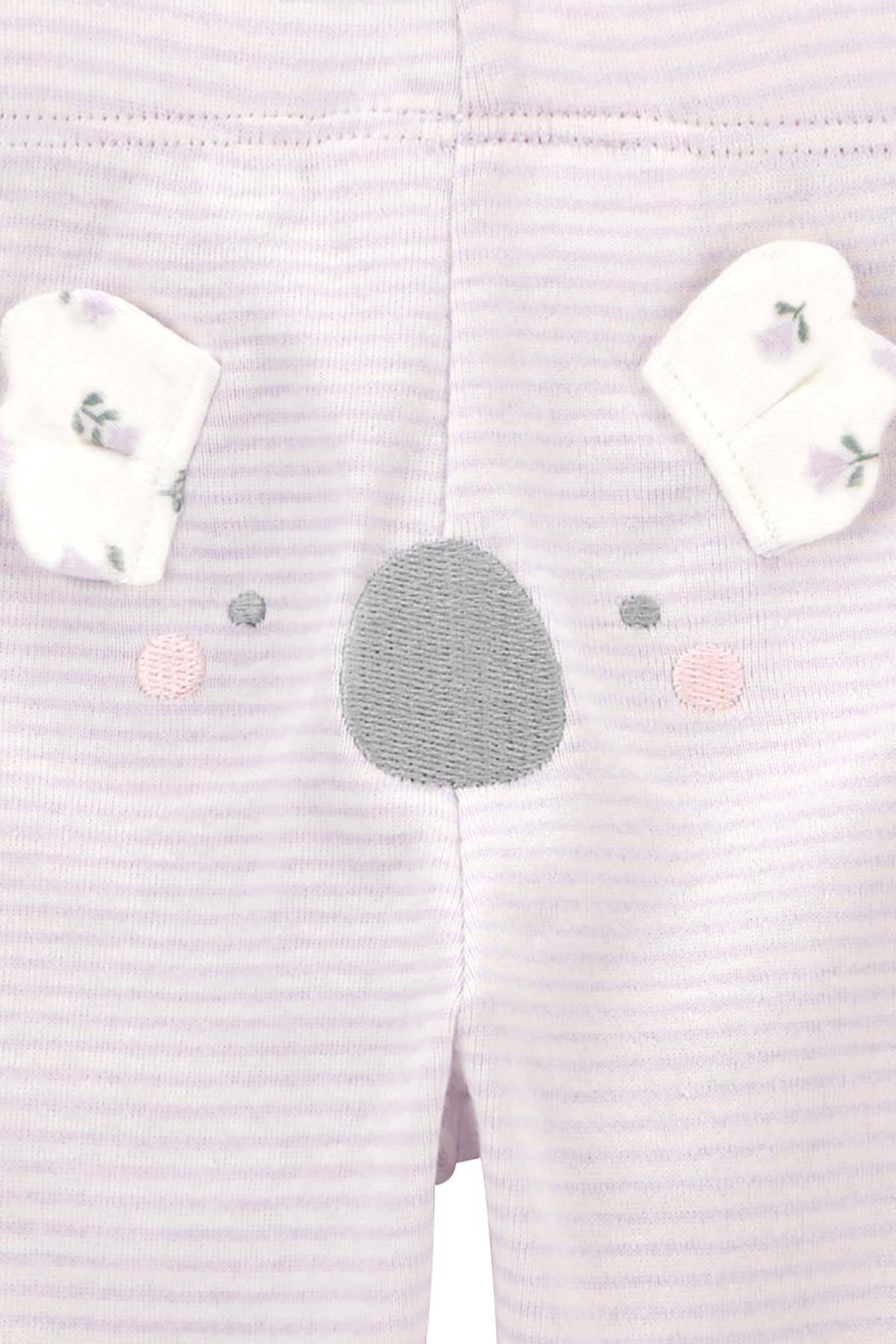 Carter's Kız Bebek Body Pantolon Set 3'lü Paket fotoğrafı 4 (önizleme)