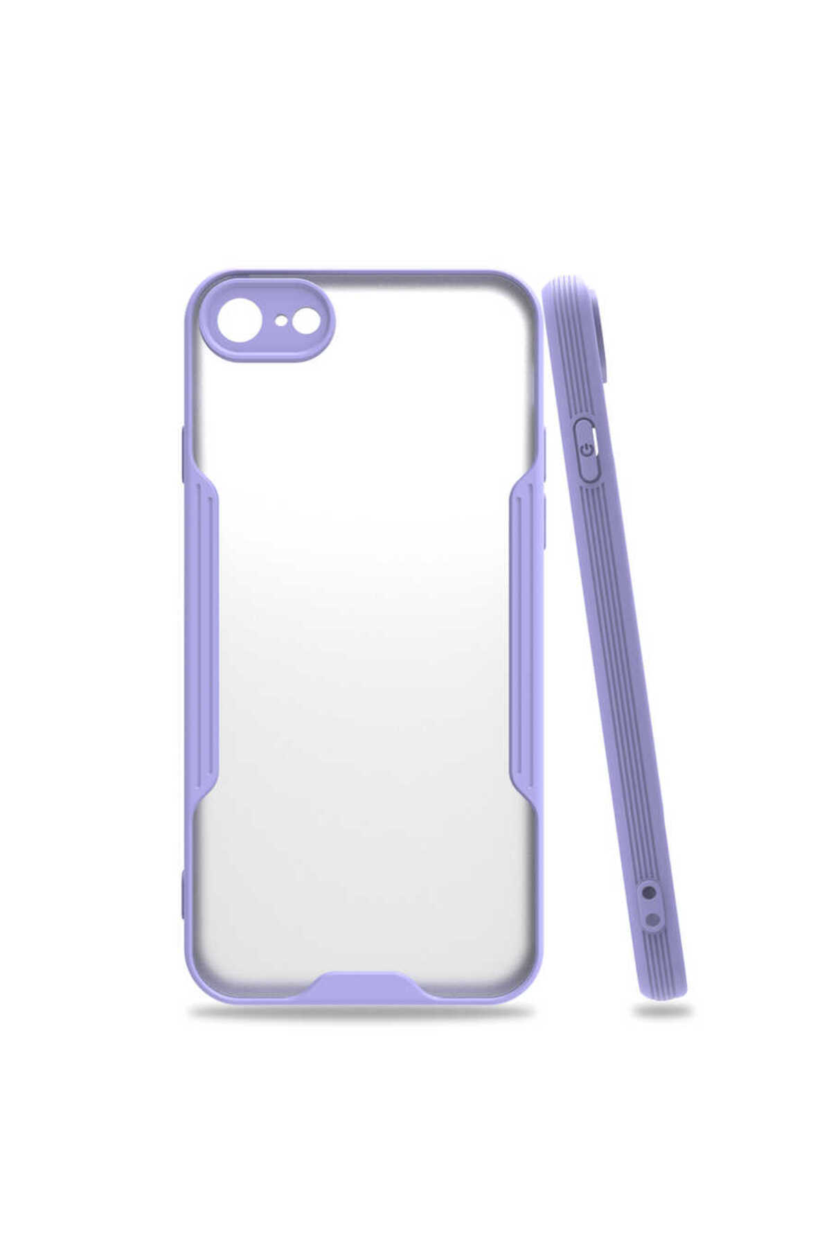 zore-Zore Parfe Case Compatible with iPhone Se 2022-Purple 1