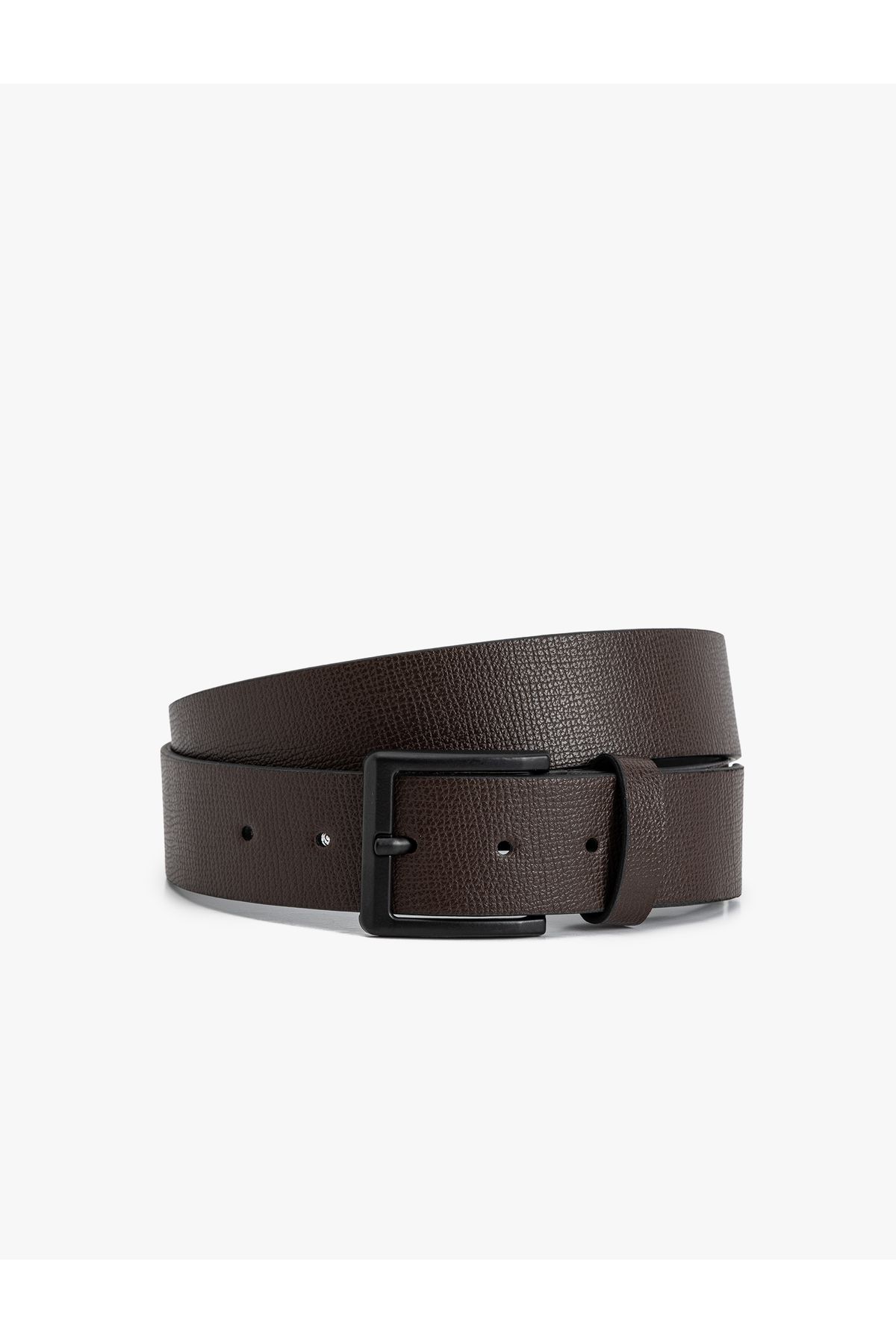 Koton-Faux Leather Belt with Buckle Detail 1