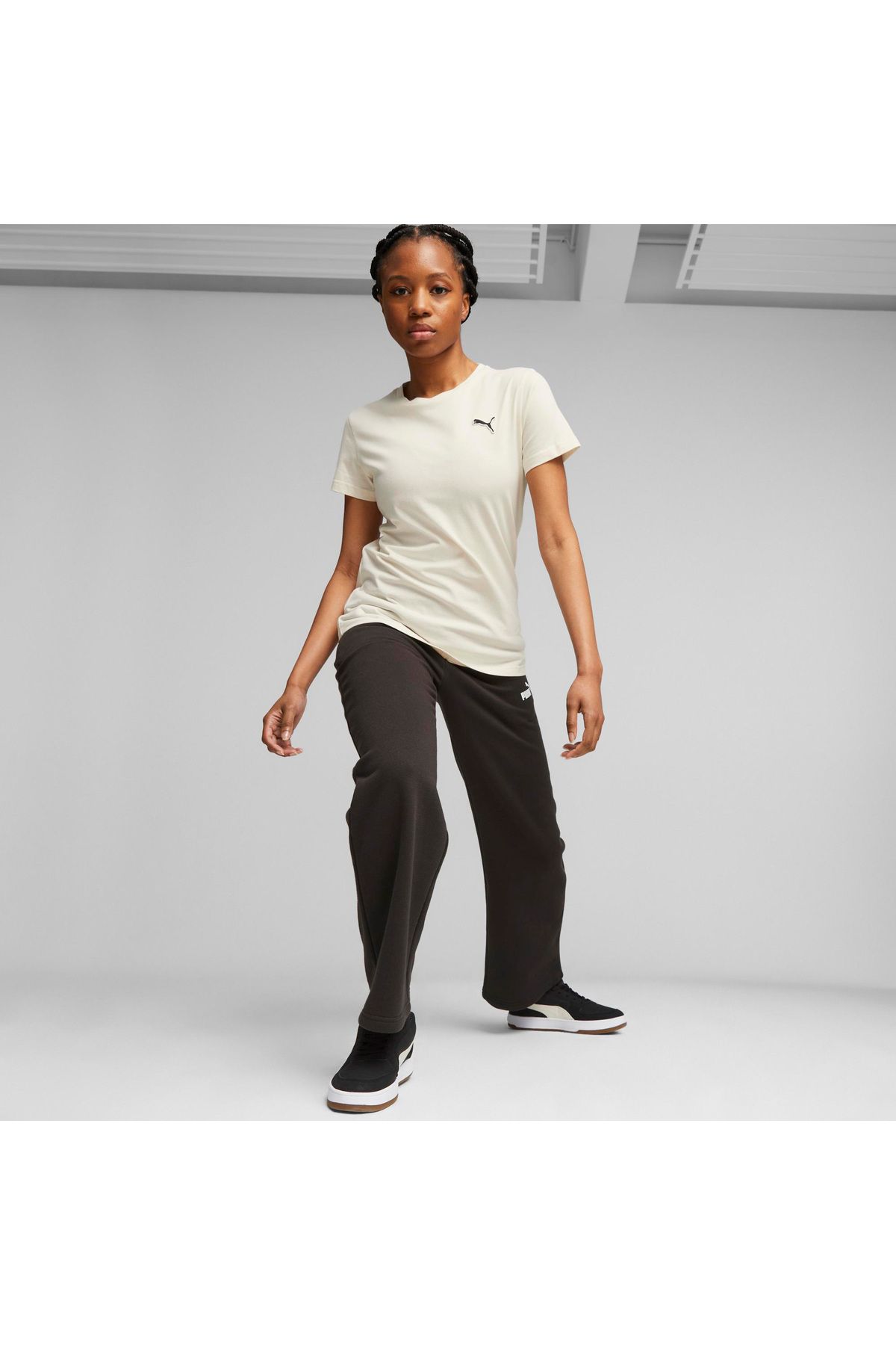 Puma-Better Essentials Women's Beige T-Shirt 2