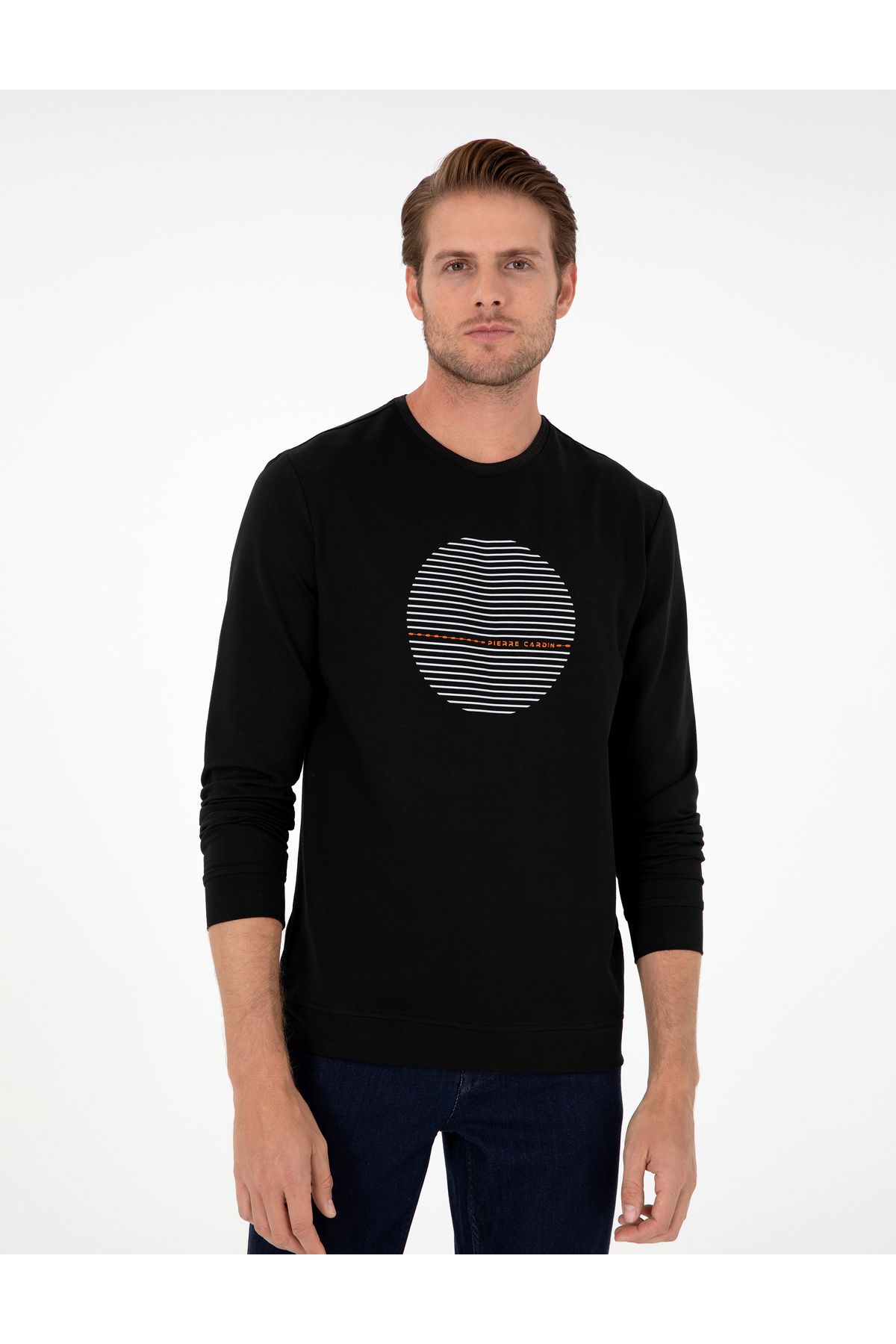 Pierre Cardin-Μαύρο φούτερ Regular Fit 1941532 3