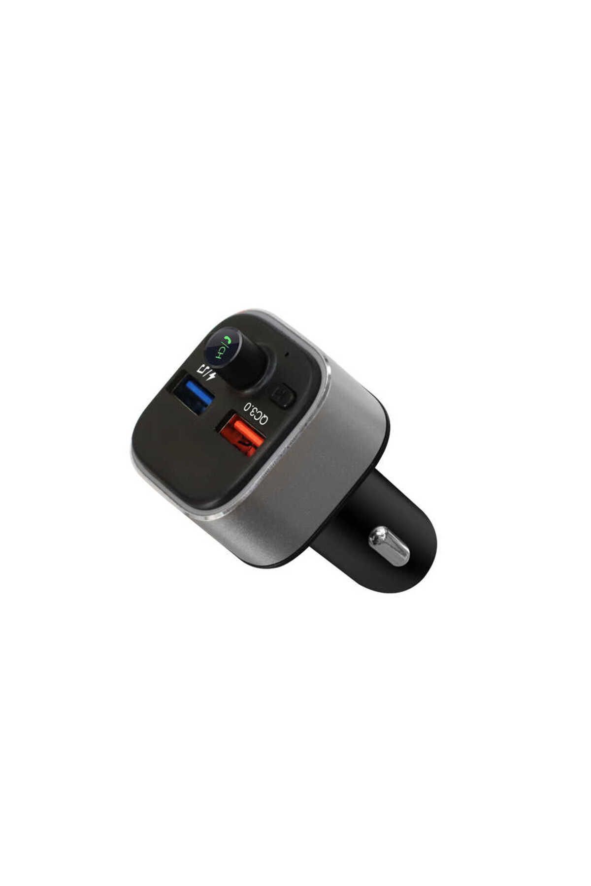 zore Siyah ZR-WP3C03 Bluetooth TraAAKitter Mp3 Araç Şarjı Zore-AAK