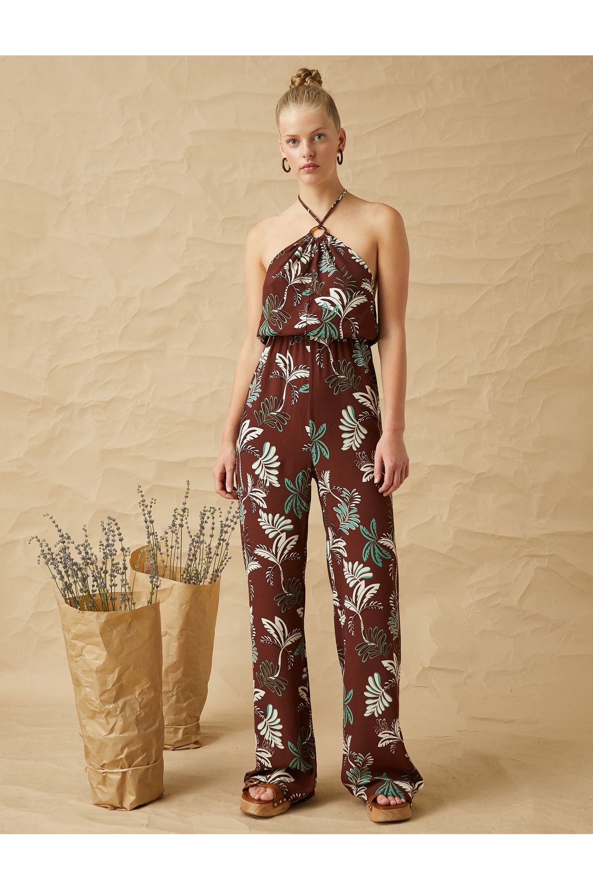 Koton-Neckholder-Overall mit Ringdetail 3