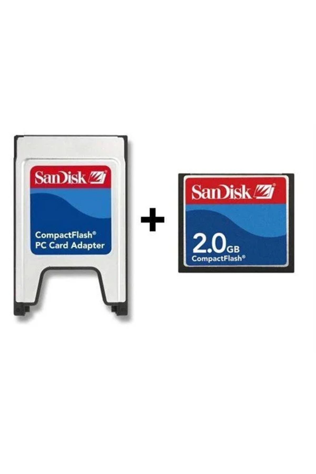 Pmr-Sandisk Compact Flash Adapter + 2 Gb Compact Flash Card 1